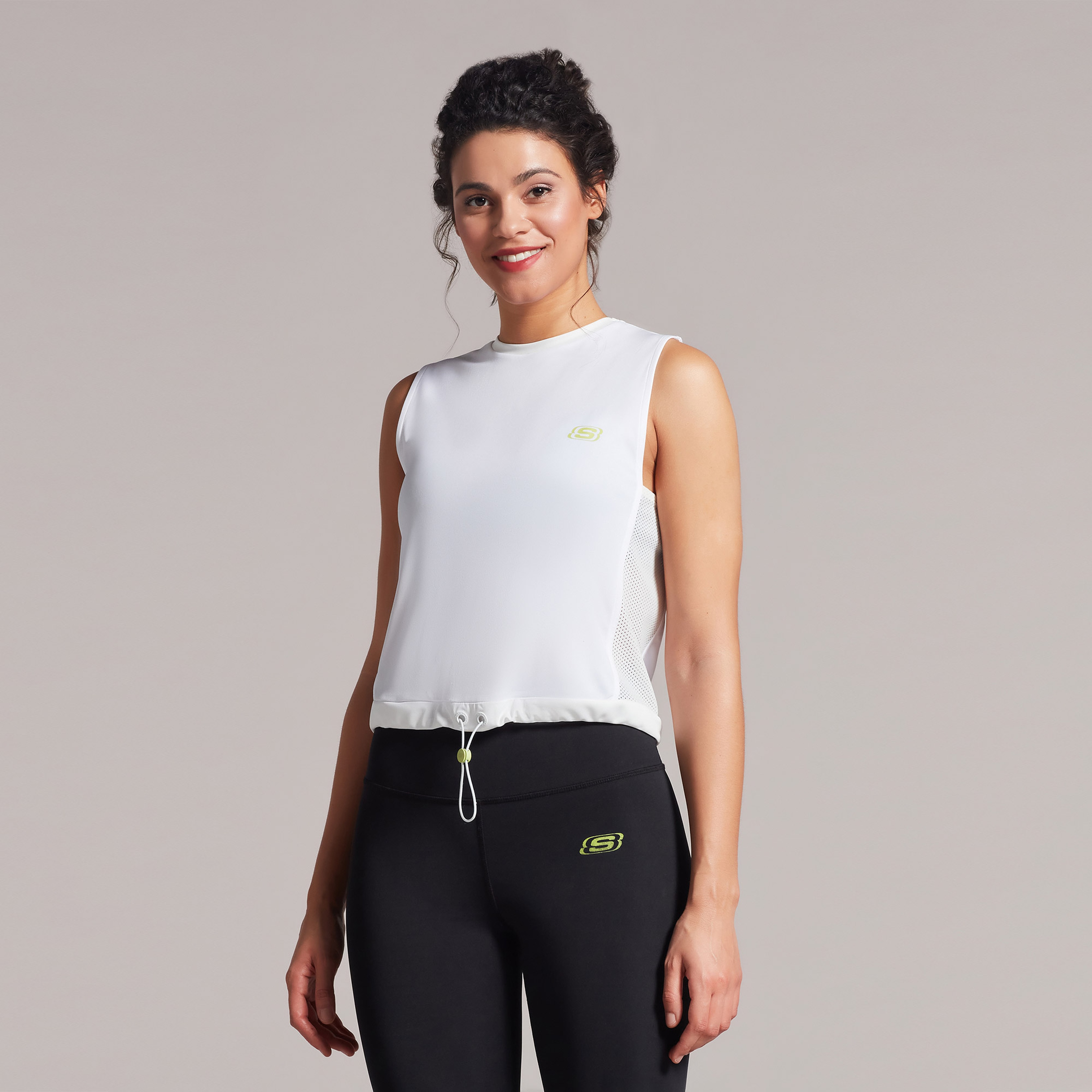 Skechers Performance Collection Kadın Beyaz T-Shirt