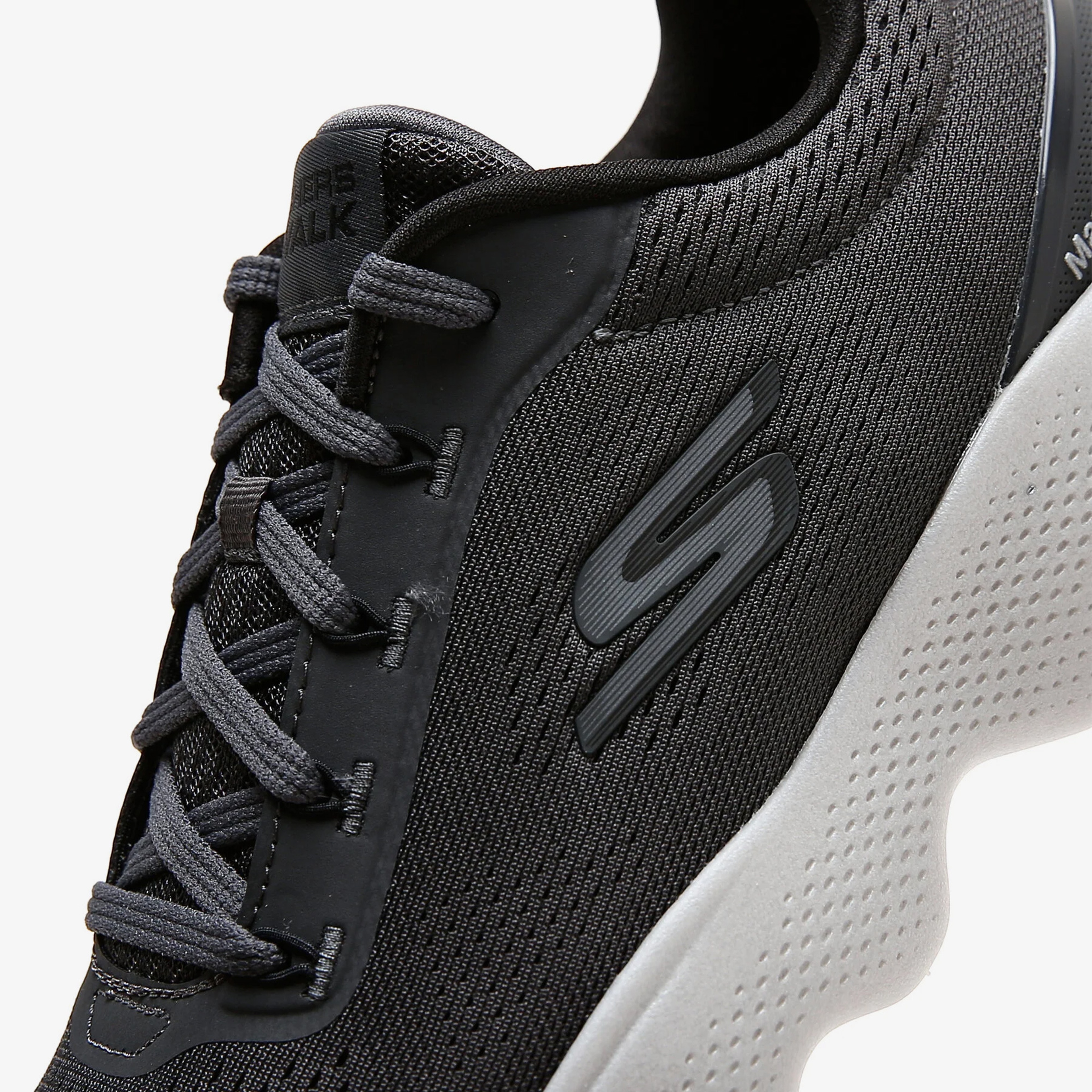 Skechers Go Walk Massage Fit Erkek Siyah Spor Ayakkabı