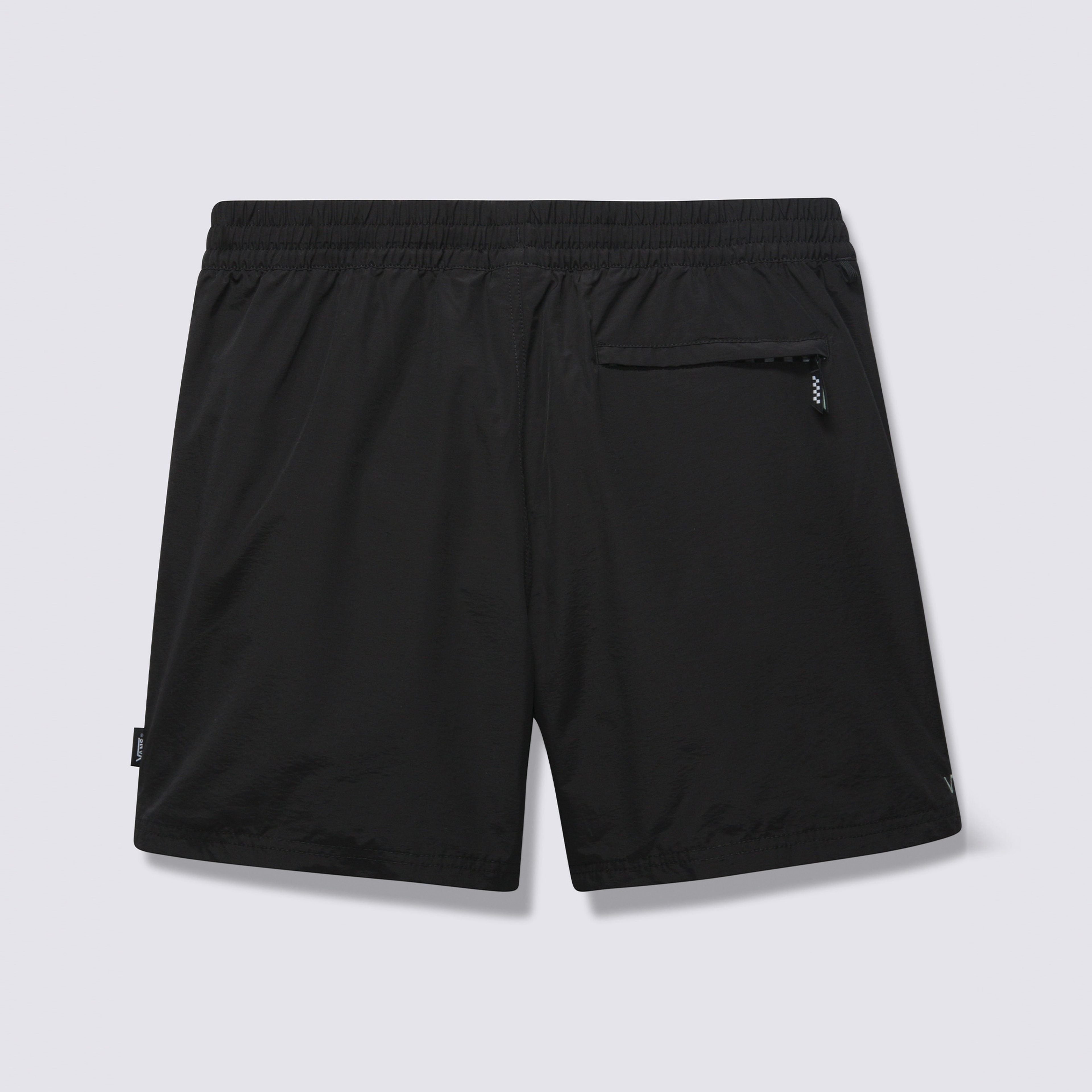 Vans Primary Solid Elastic Erkek Siyah Deniz Şortu