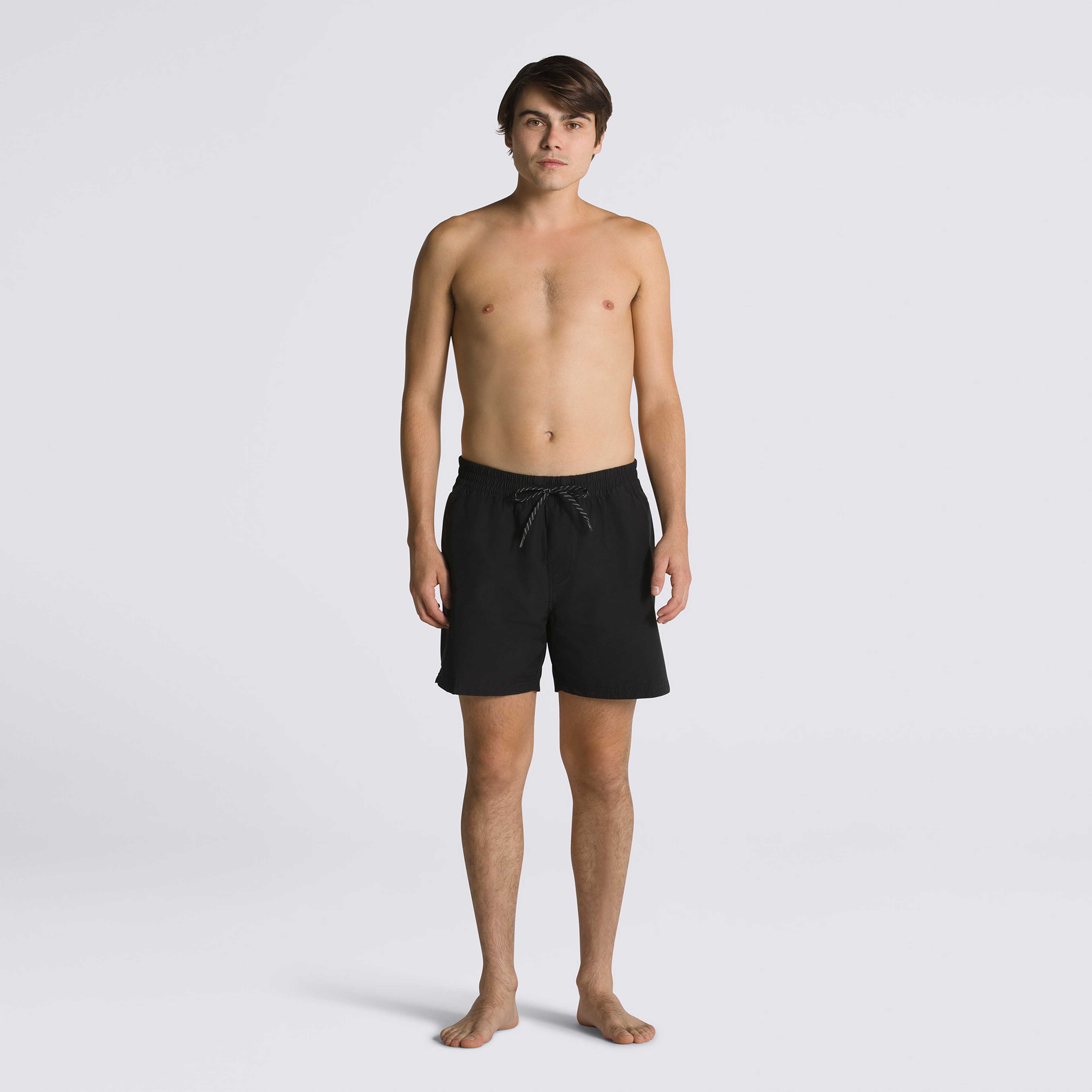 Vans Primary Solid Elastic Erkek Siyah Deniz Şortu