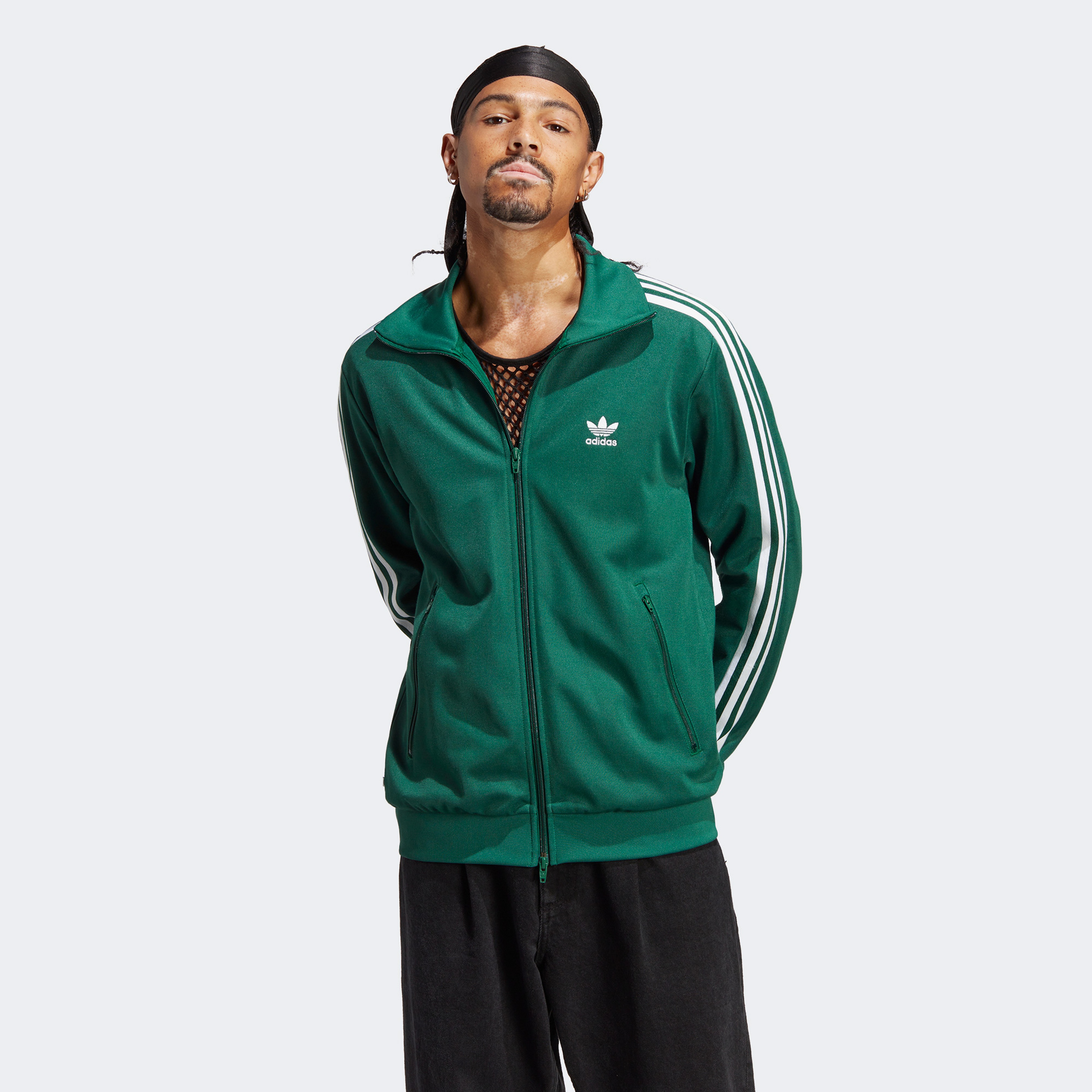 adidas Adicolor Classics Beckenbauer Track Top Erkek Yeşil Eşofman Üstü