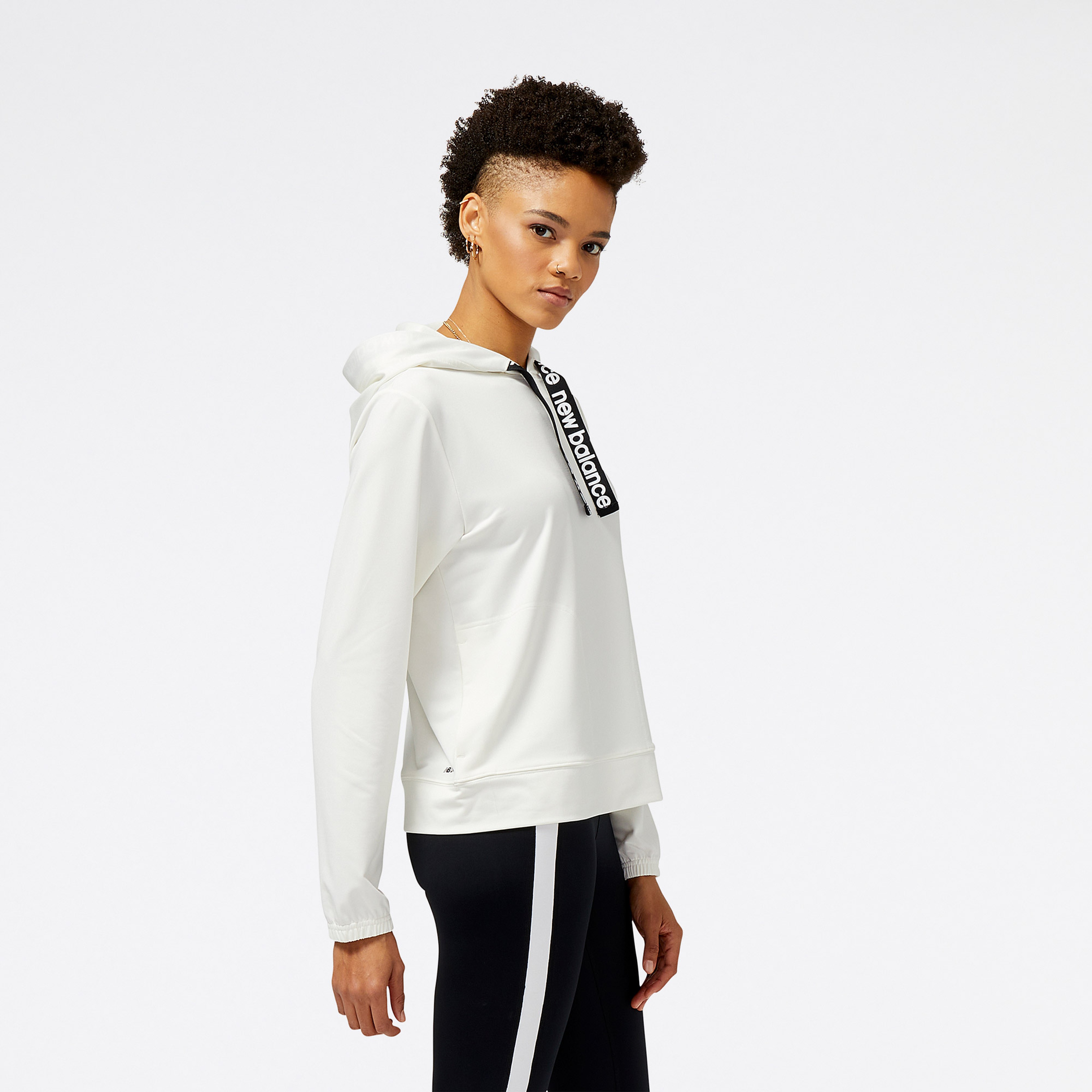 New Balance Relentless Kadın Gri Hoodie