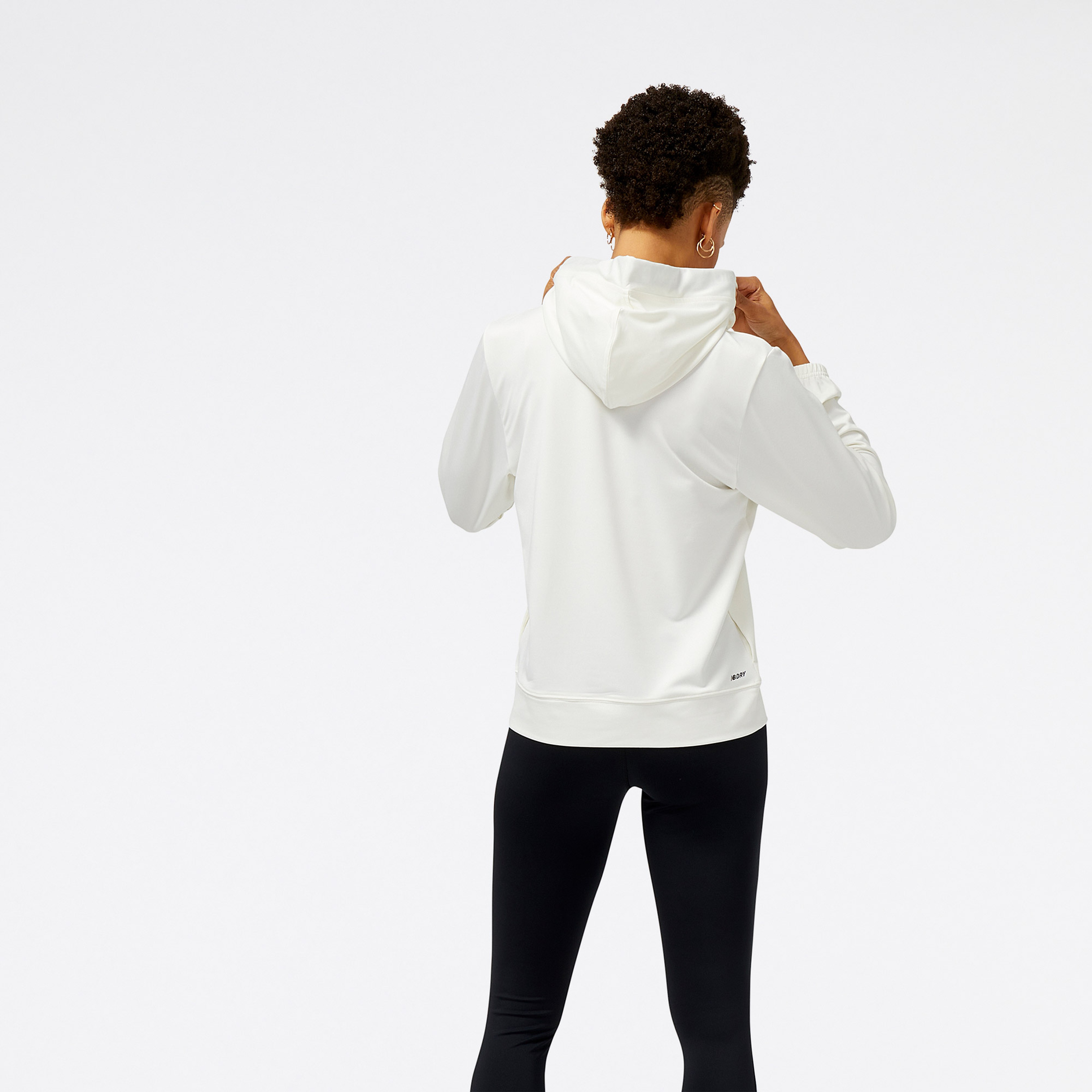 New Balance Relentless Kadın Gri Hoodie