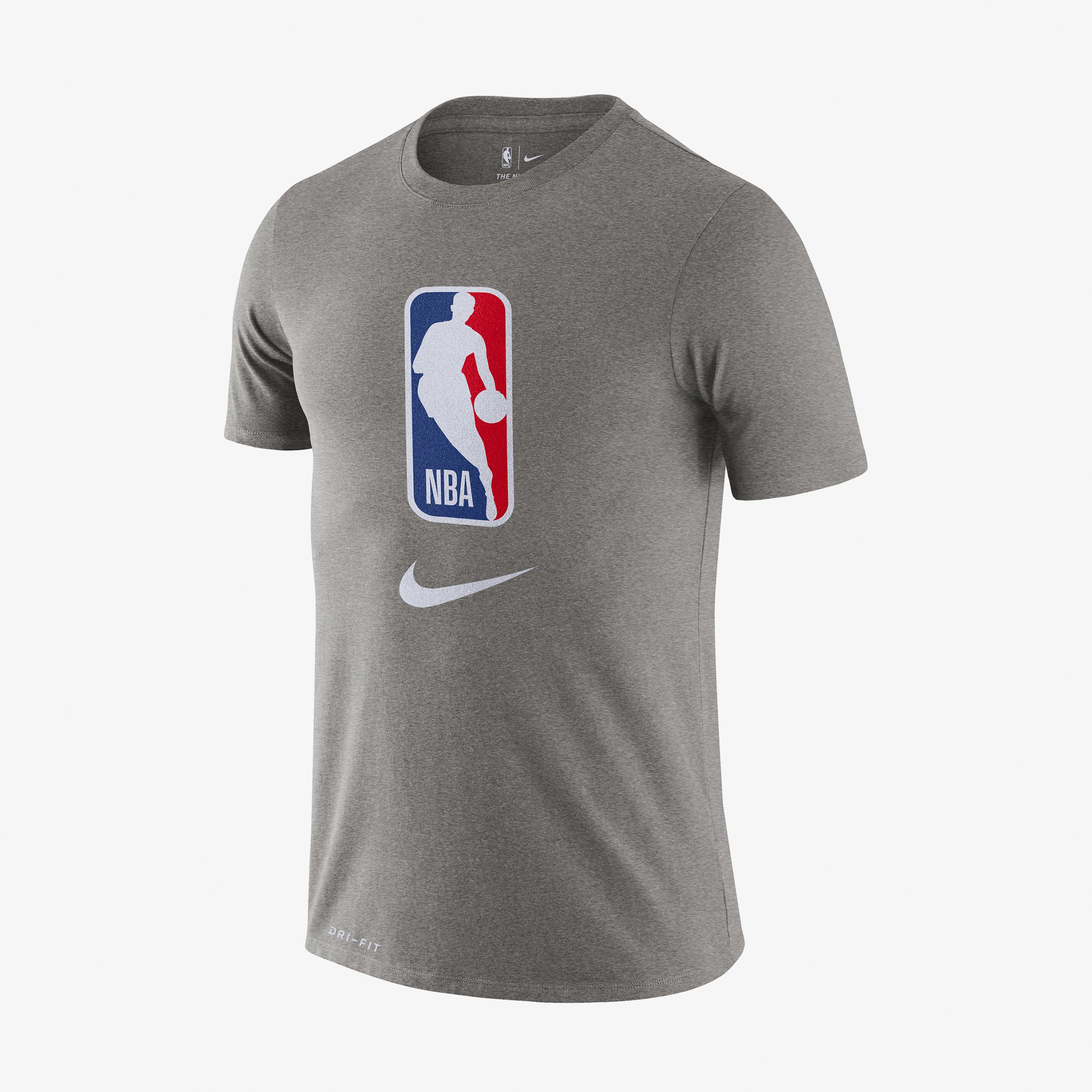 Nike Dri Fit Nba Team 31 Erkek Gri T-Shirt