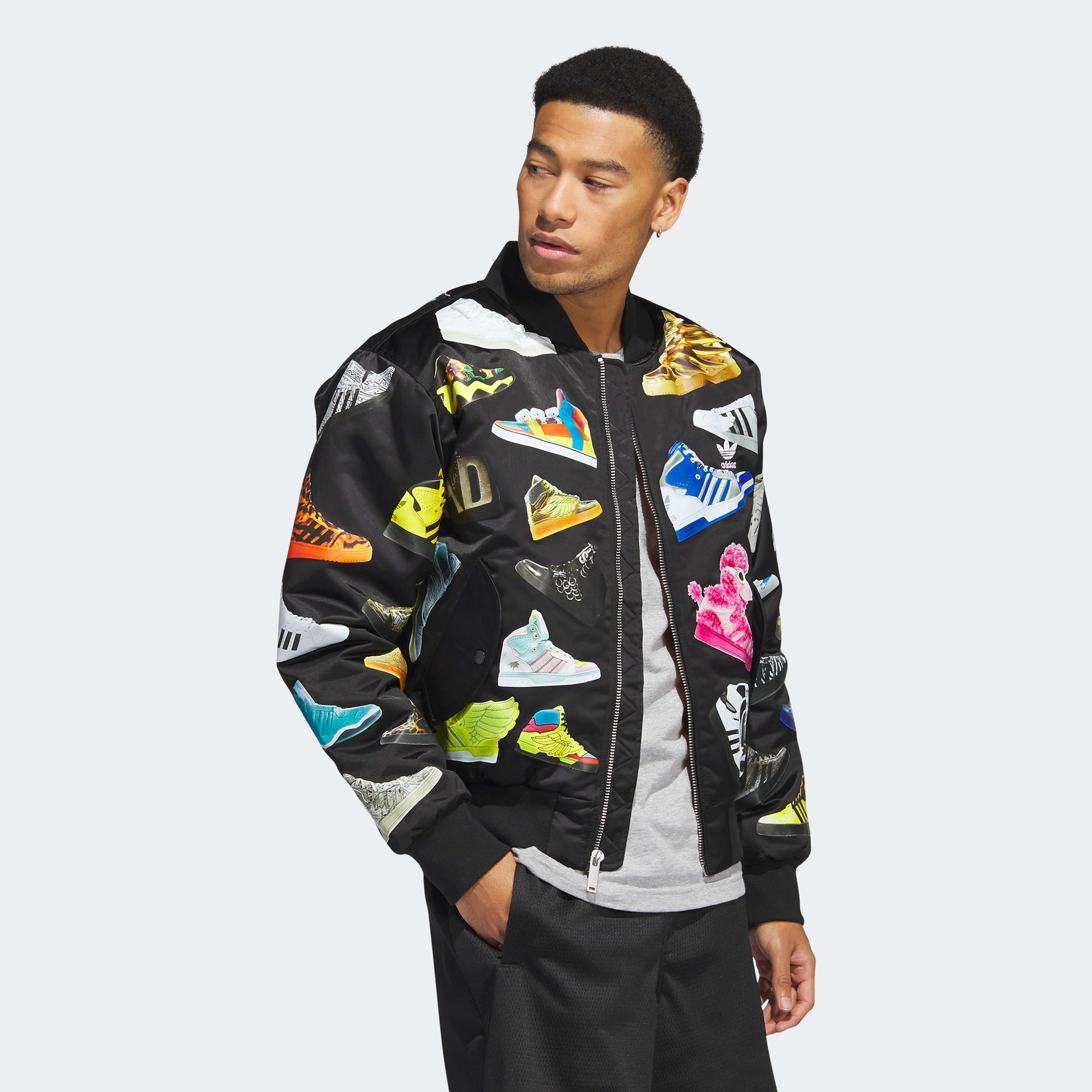 adidas Archive Bomb Erkek Siyah Eşofman Üstü