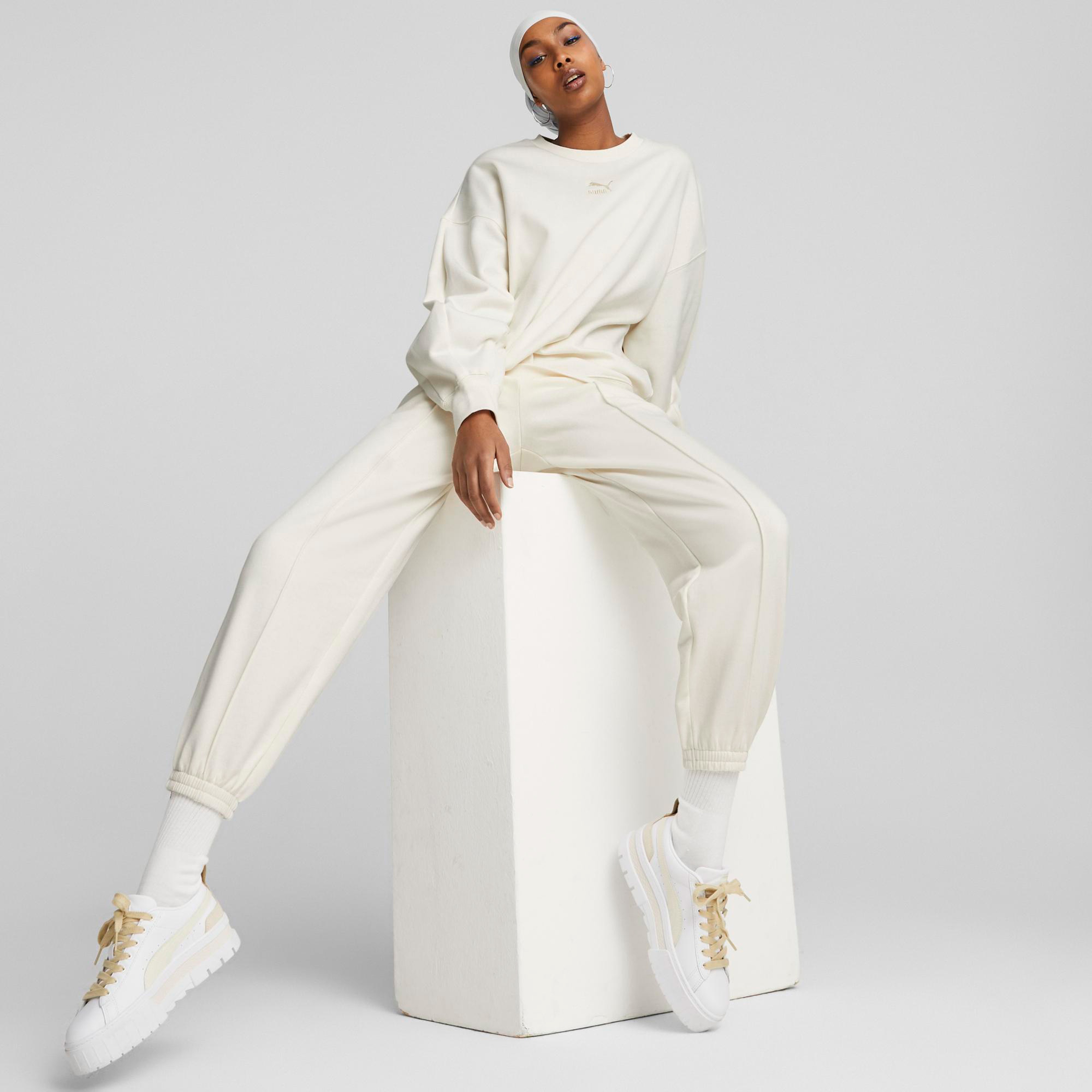 Puma Classics Kadın Beyaz Eşofman Altı