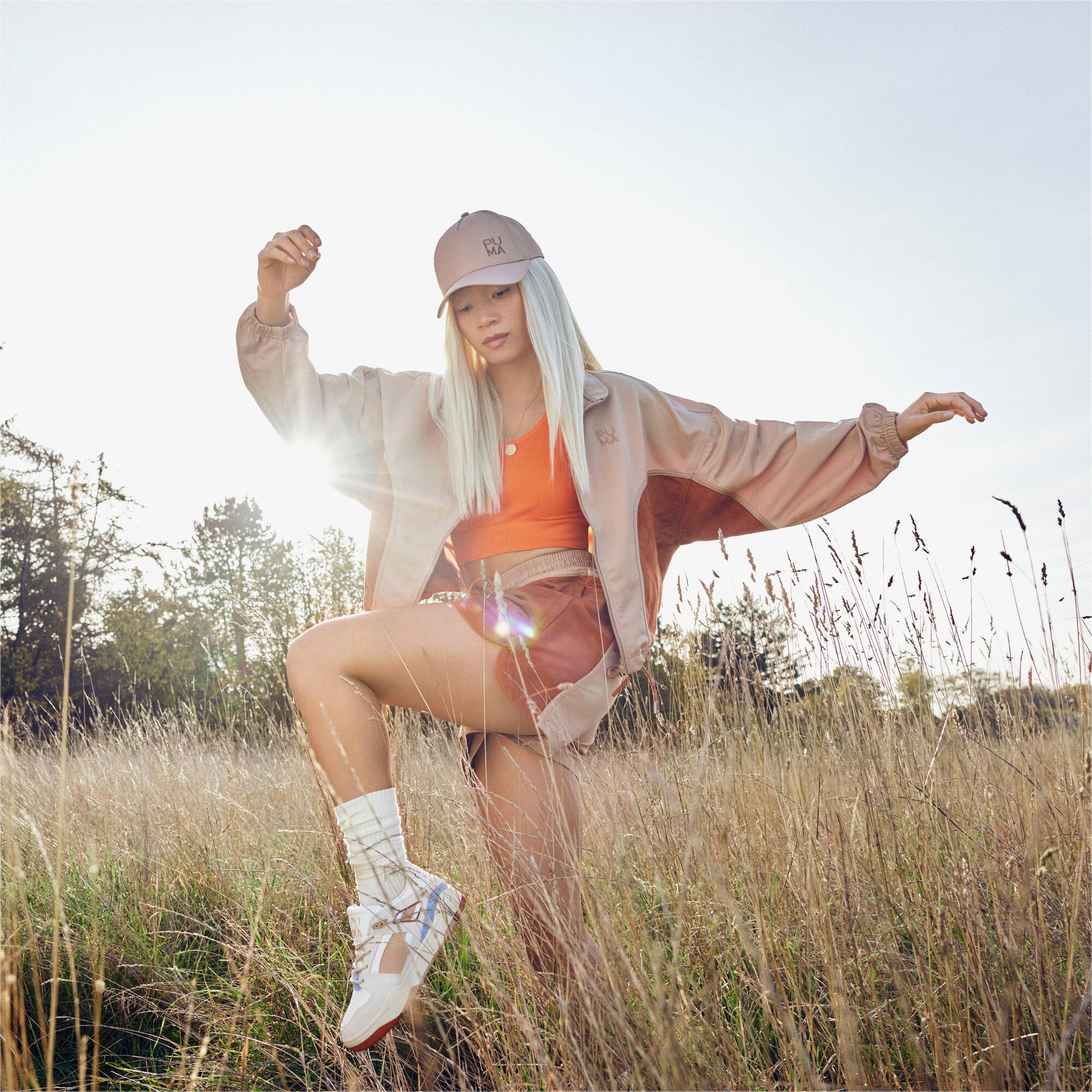 Puma Infuse Woven Kadın Bej Şort