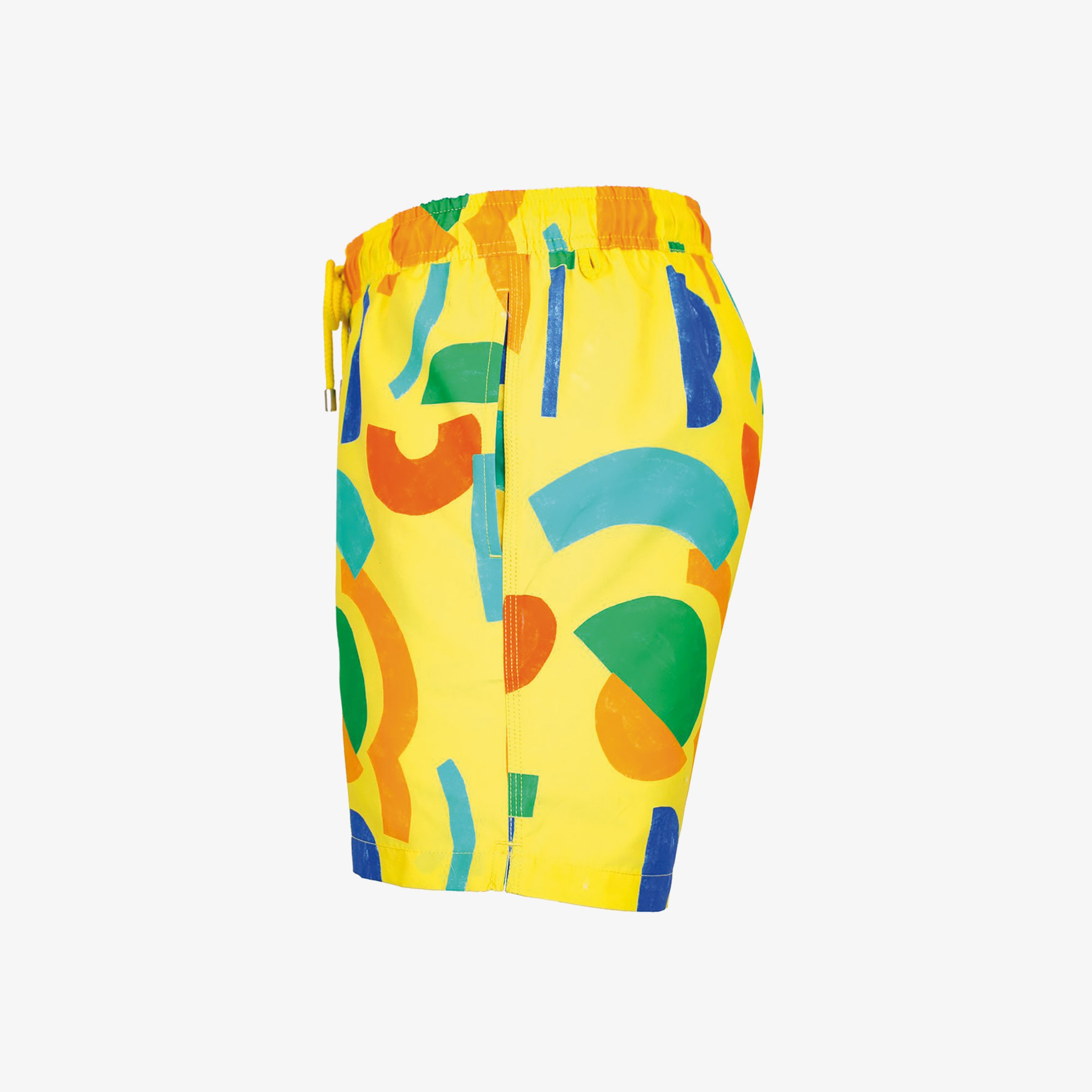 Bluemint Arthus Erkek Sarı Marks Mayo Şort