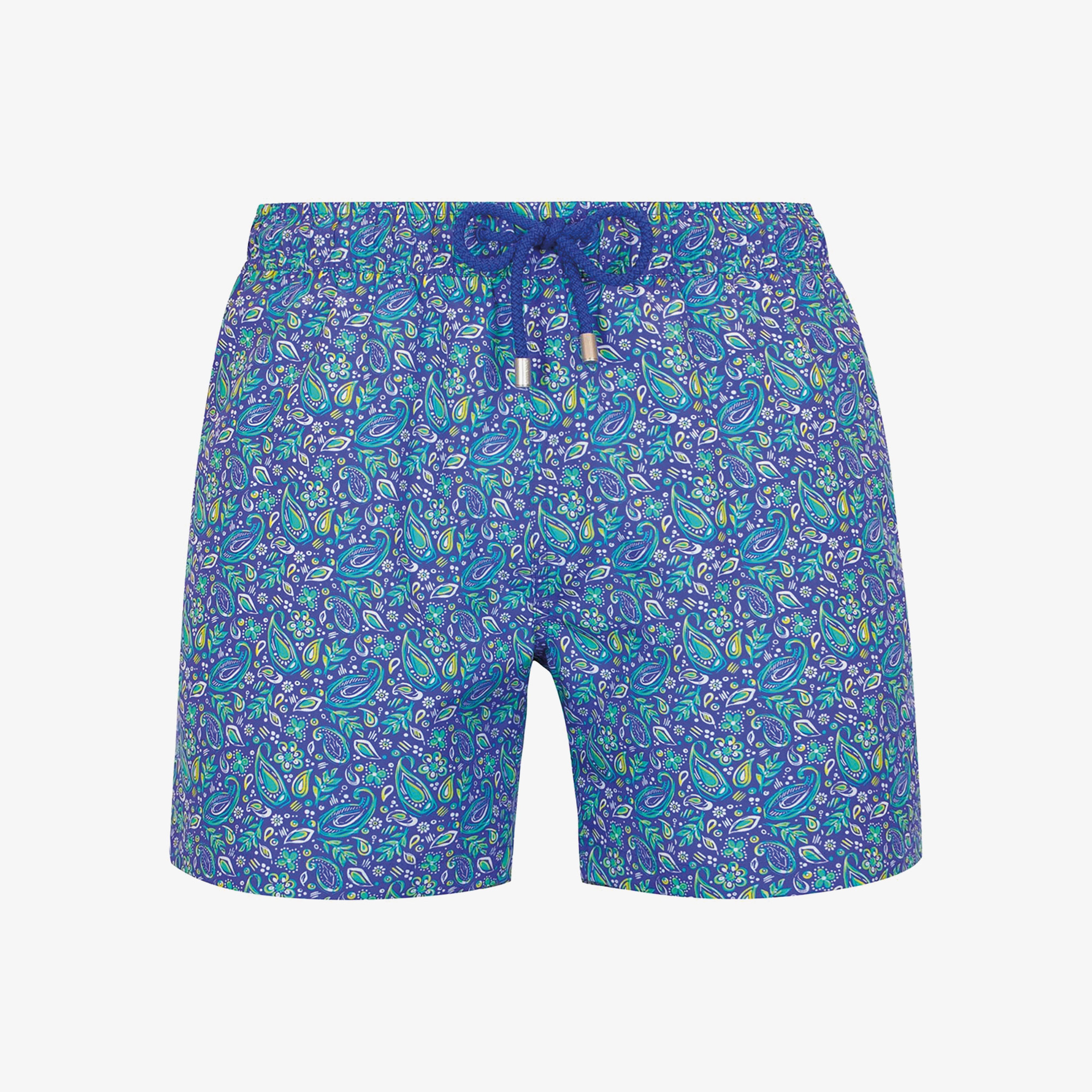 Bluemint Logan Erkek Mavi Paisley Mayo Şort