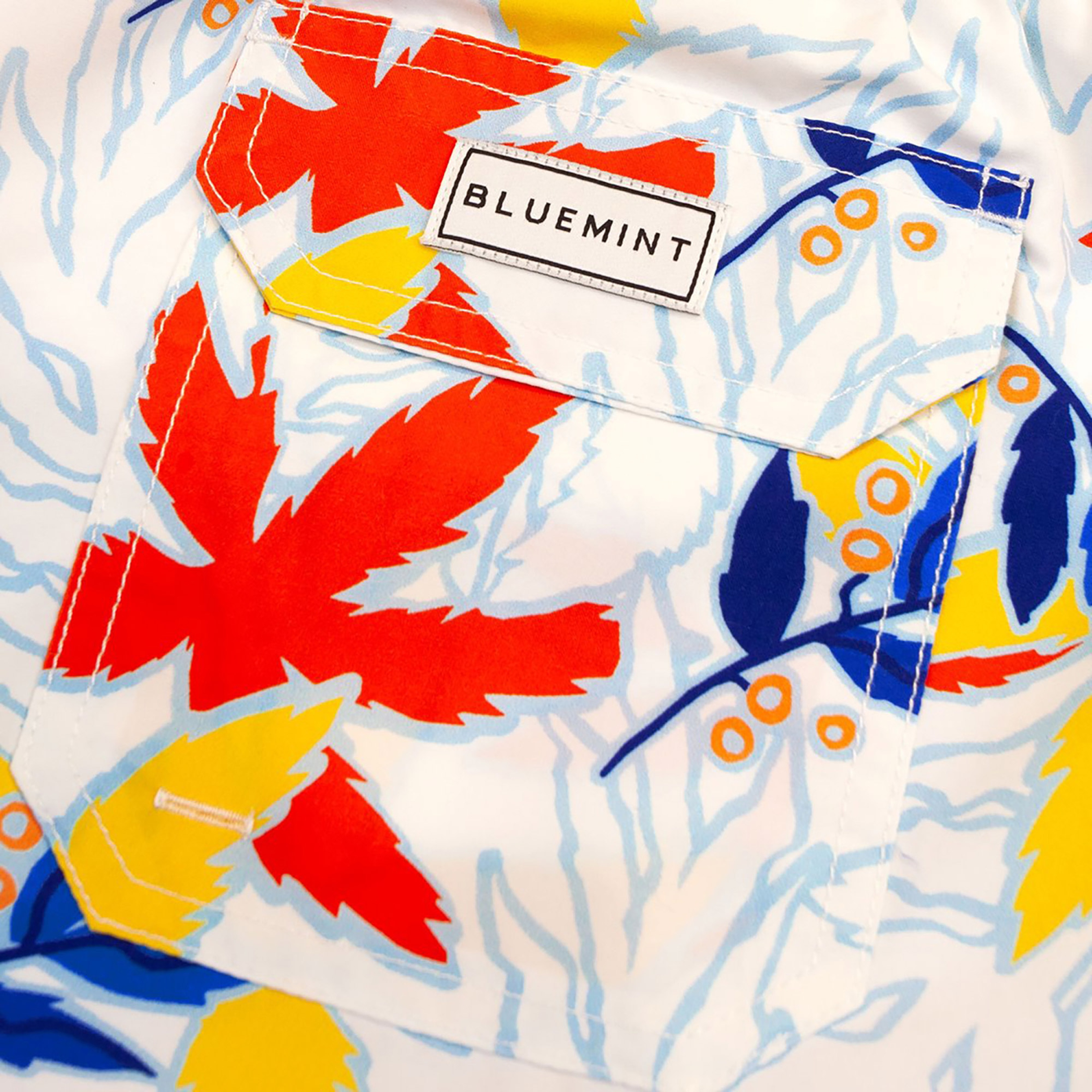 Bluemint Arthus Erkek Renkli Coconut Leaves Mayo Şort