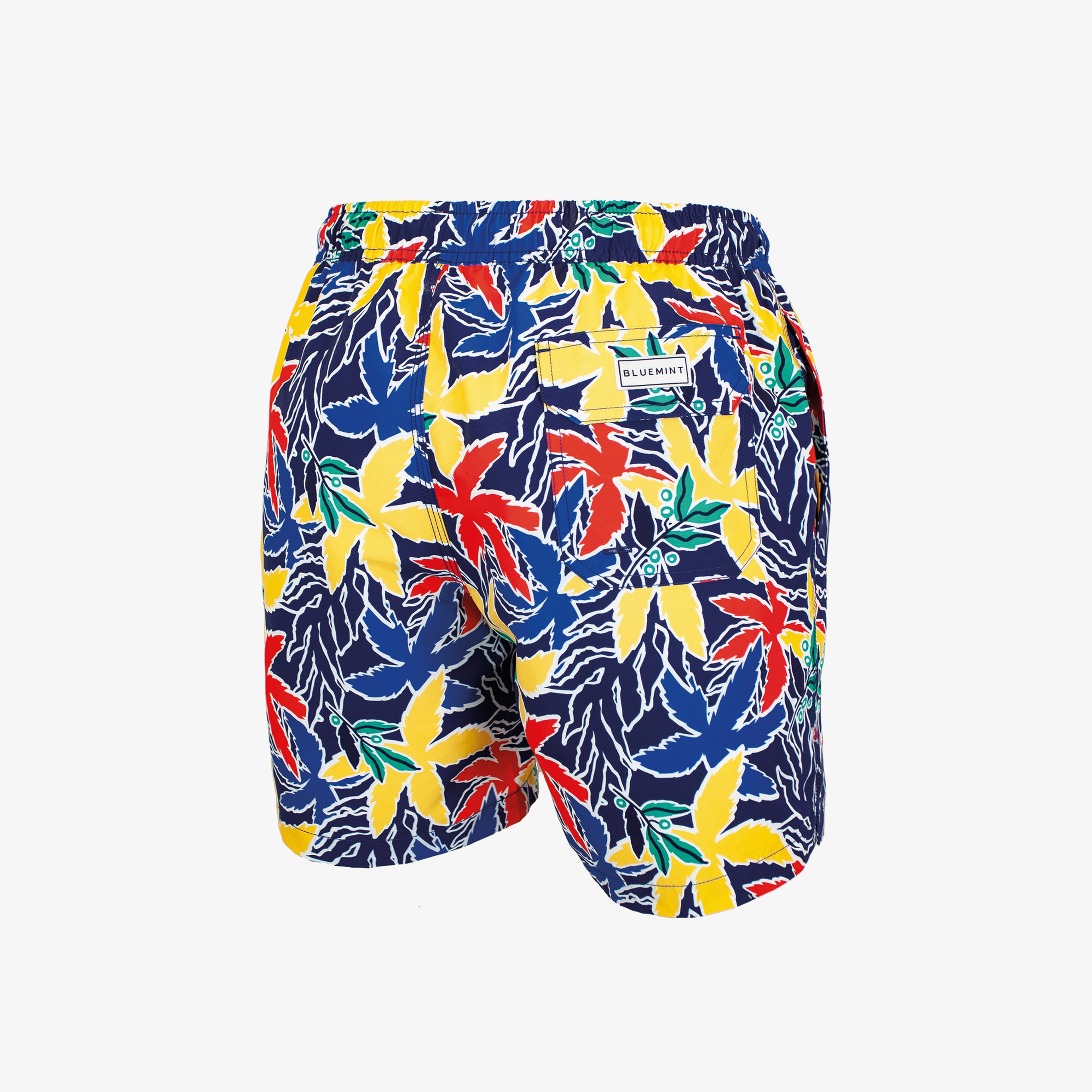 Bluemint Arthus Erkek Renkli Leaves Mayo Şort