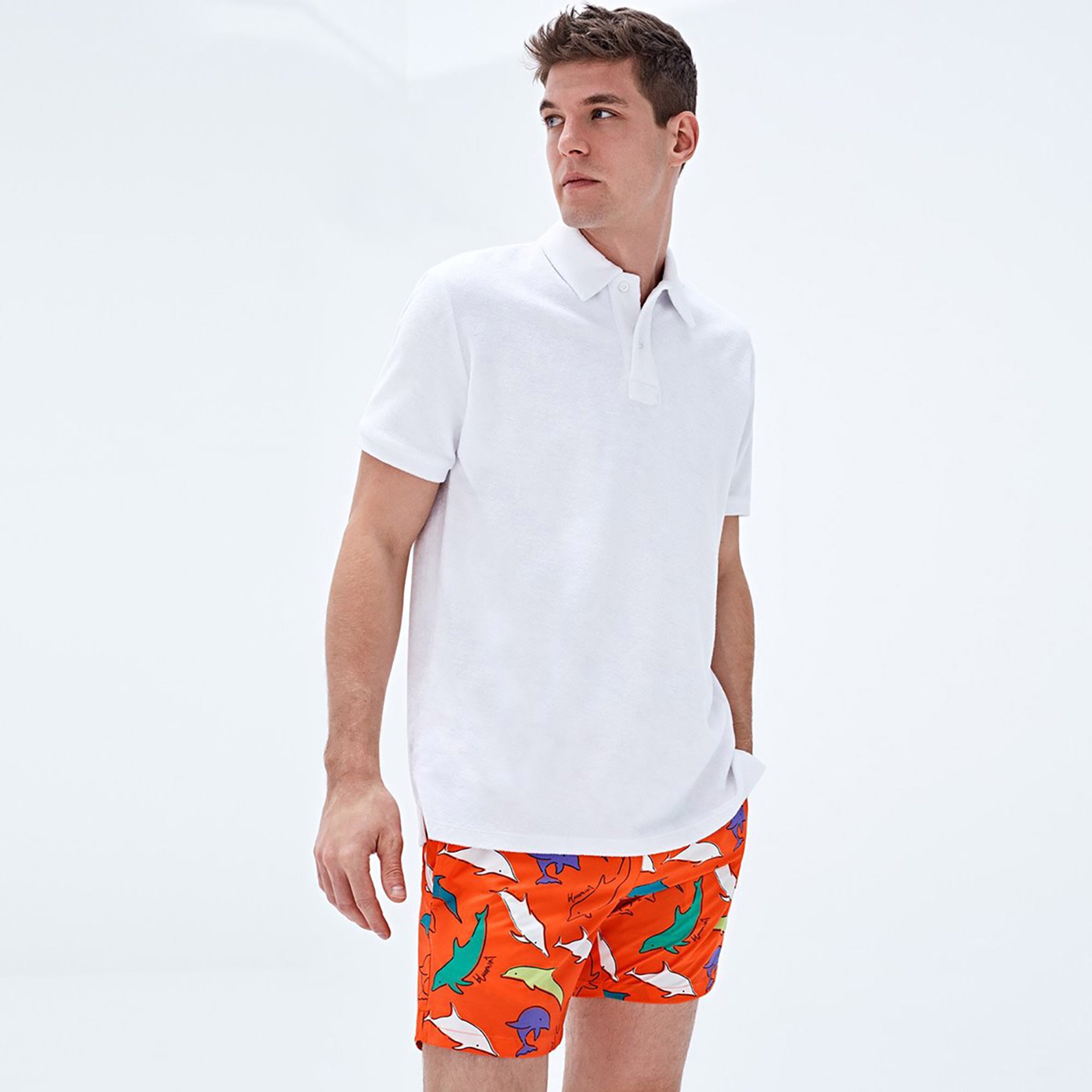 Bluemint Erkek Turuncu Mayoşort