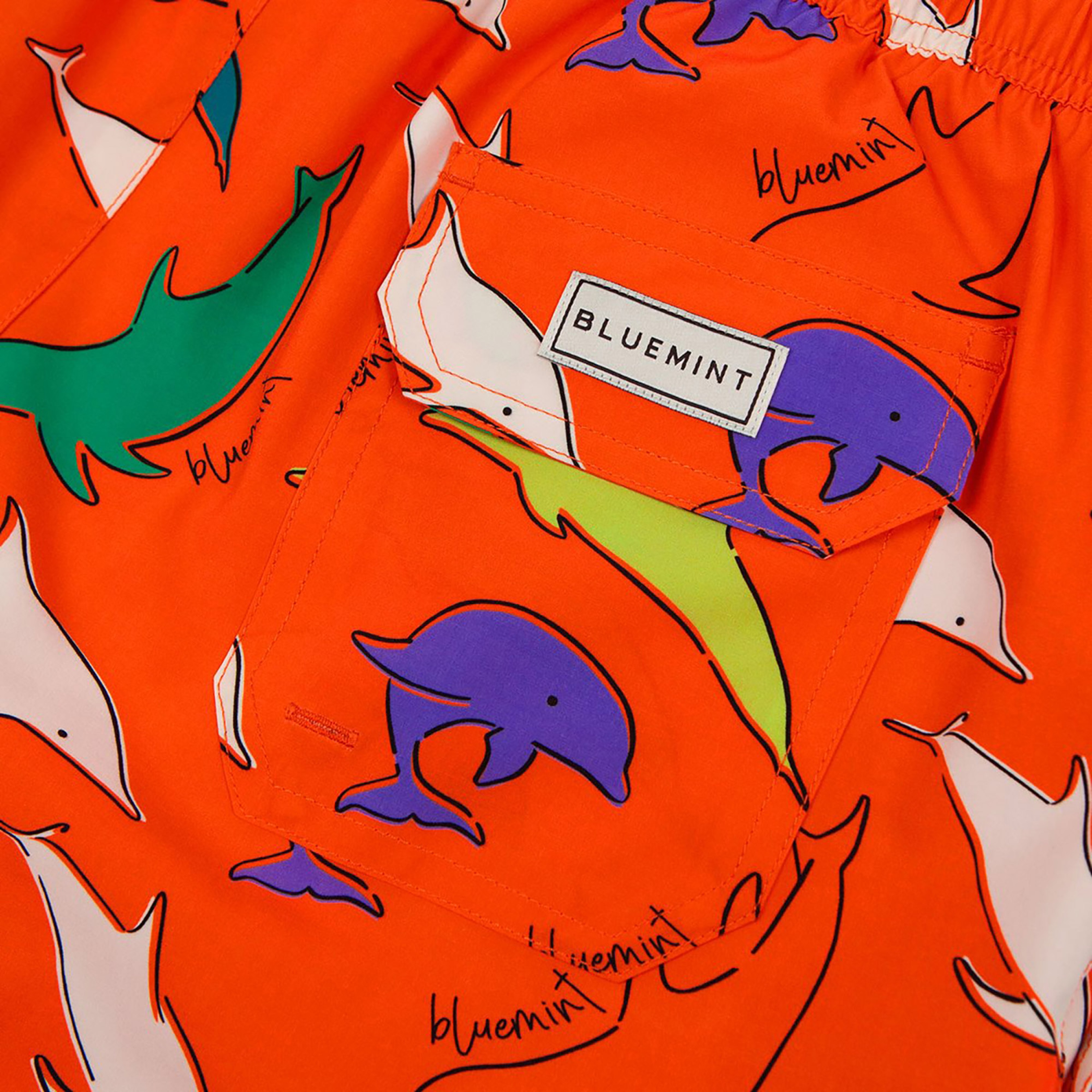 Bluemint Erkek Turuncu Mayoşort