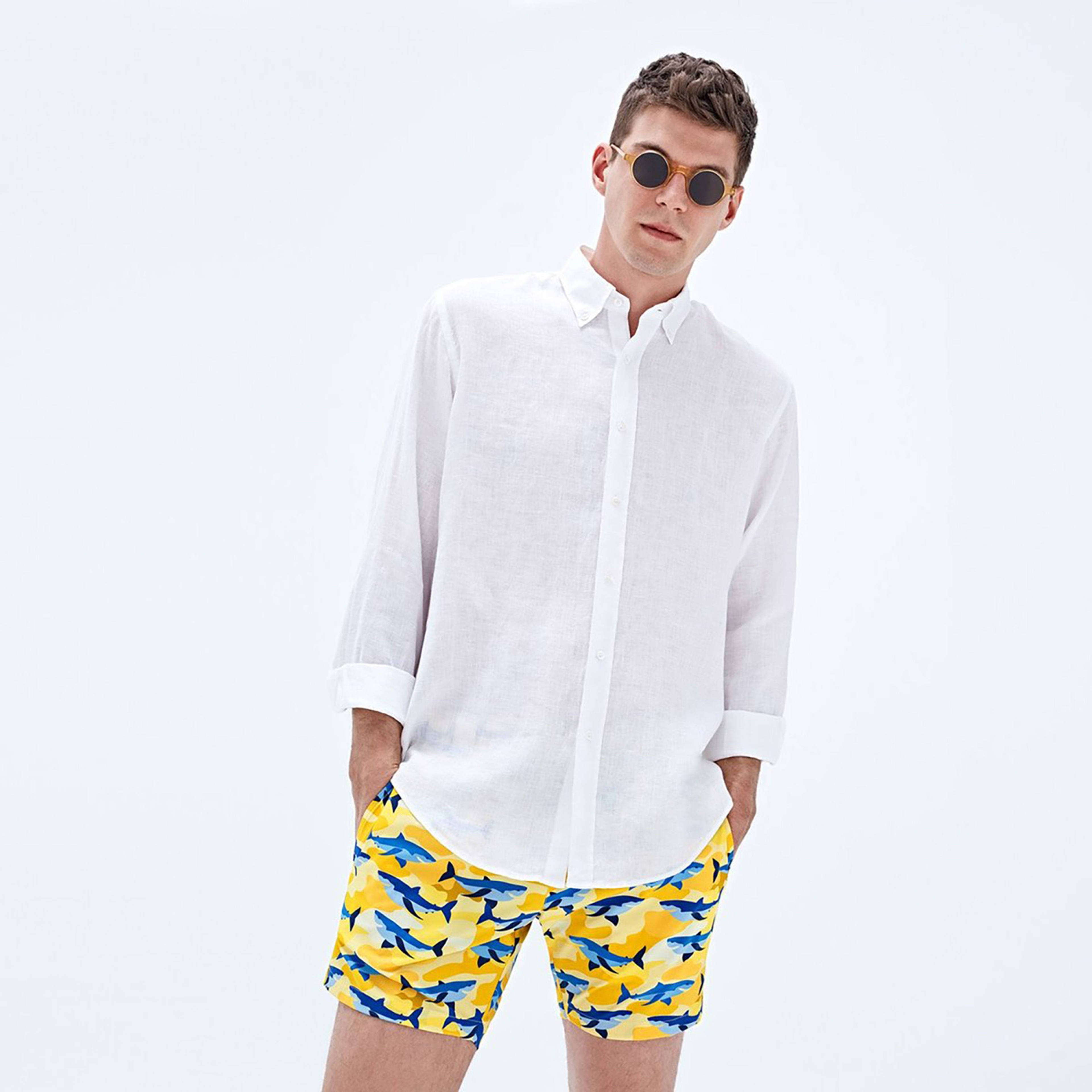 Bluemint Erkek Sarı Mayoşort