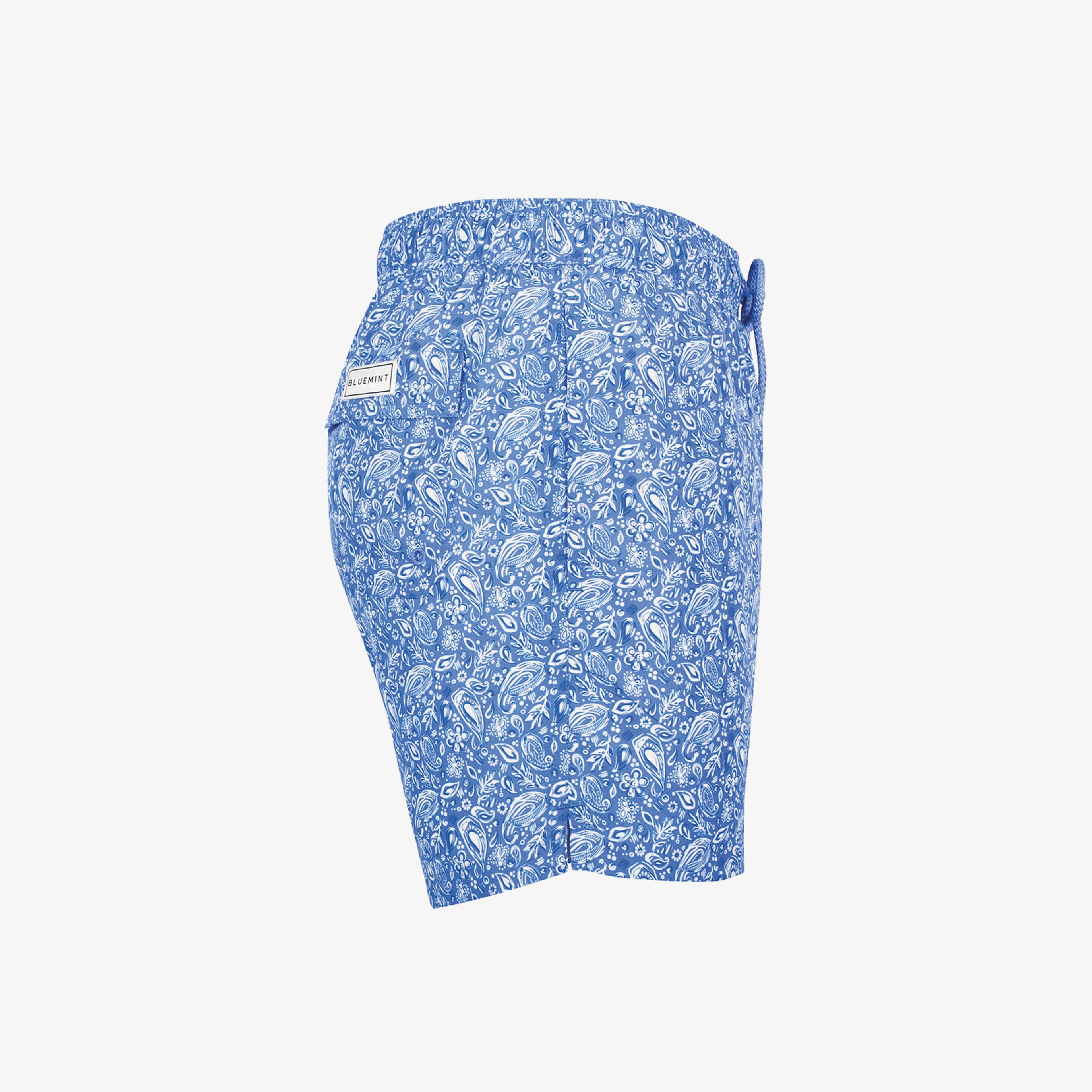 Bluemint Logan Erkek Mavi Outline Mayo Şort