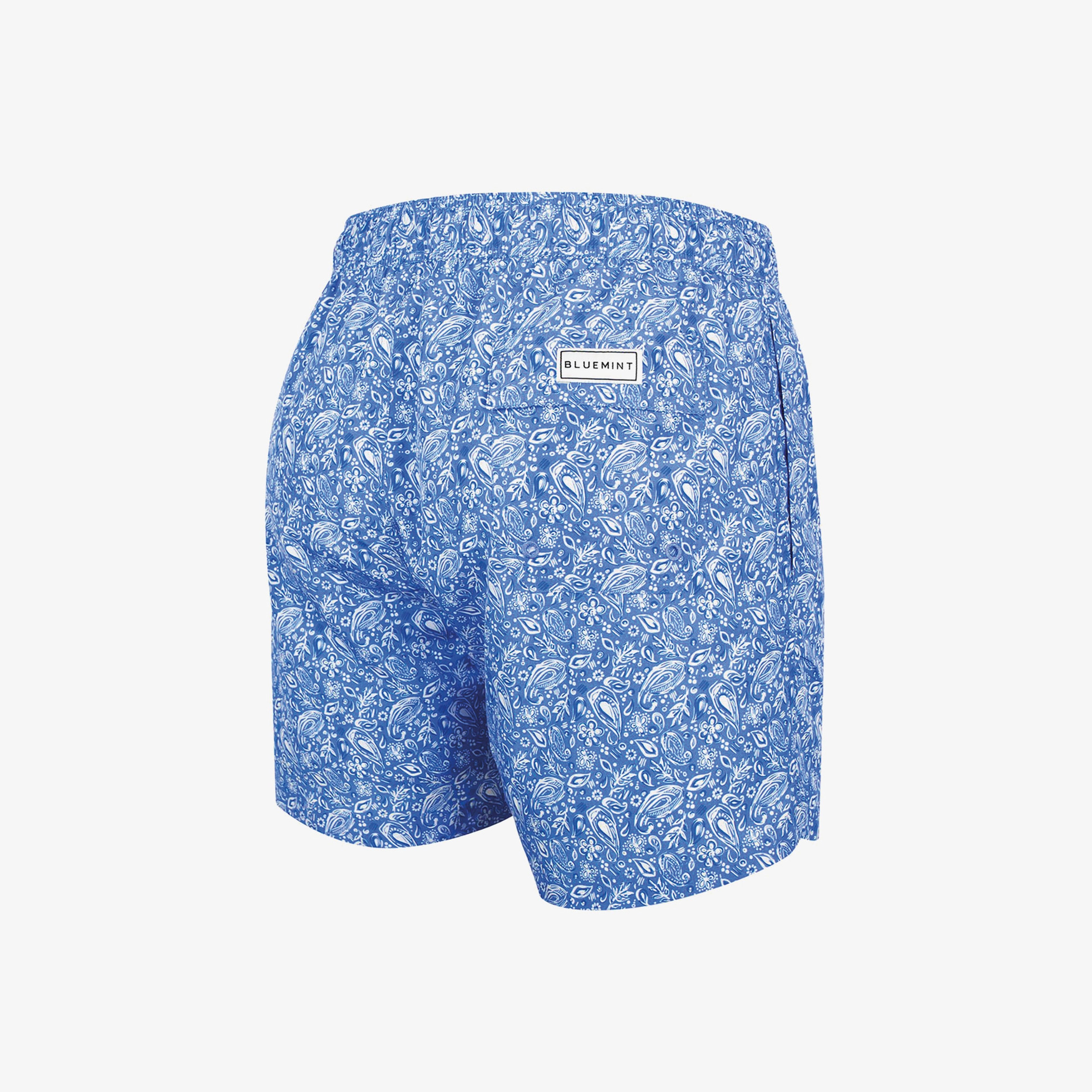 Bluemint Logan Erkek Mavi Outline Mayo Şort