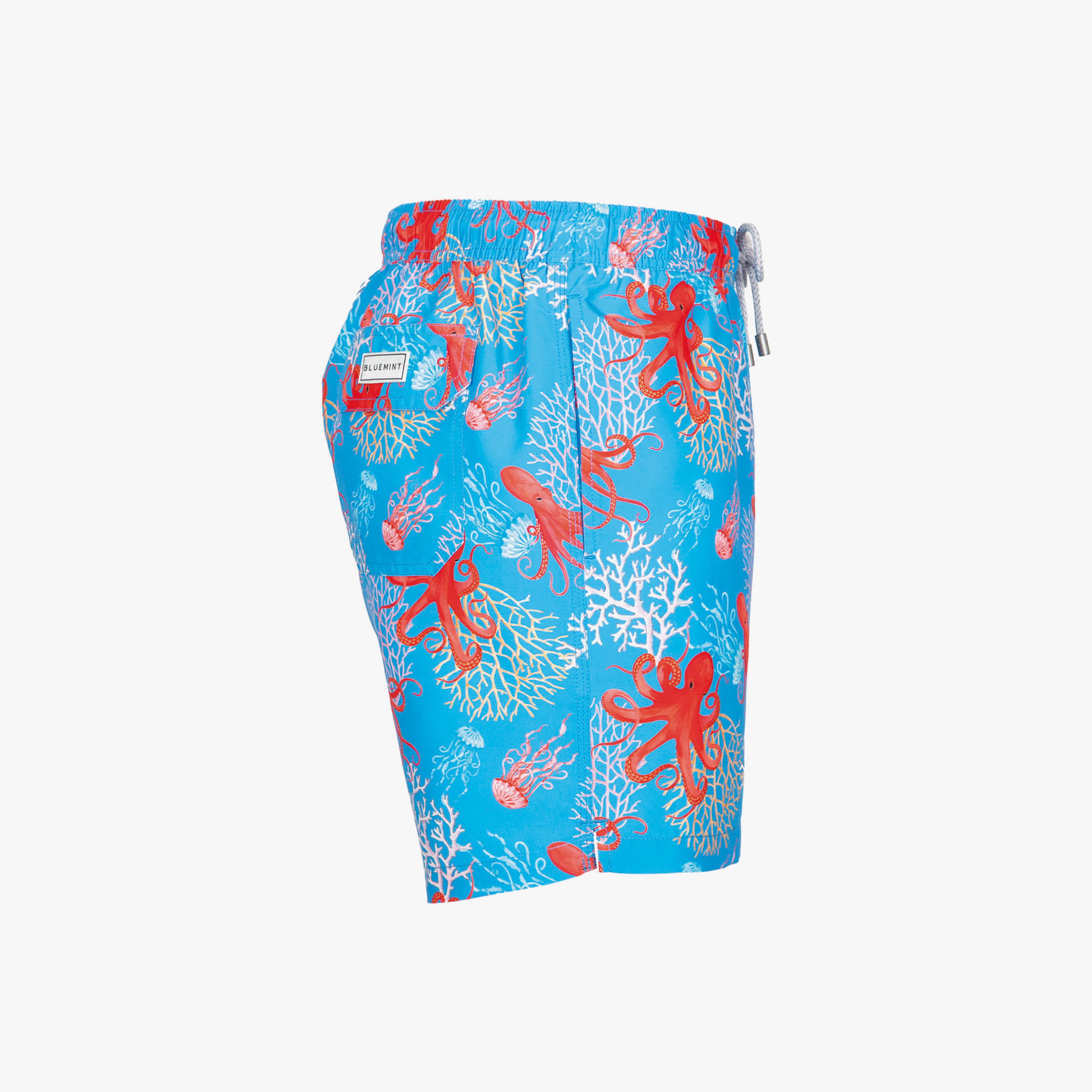 Bluemint Arthus Erkek Aqua Octopus Mayo Şort