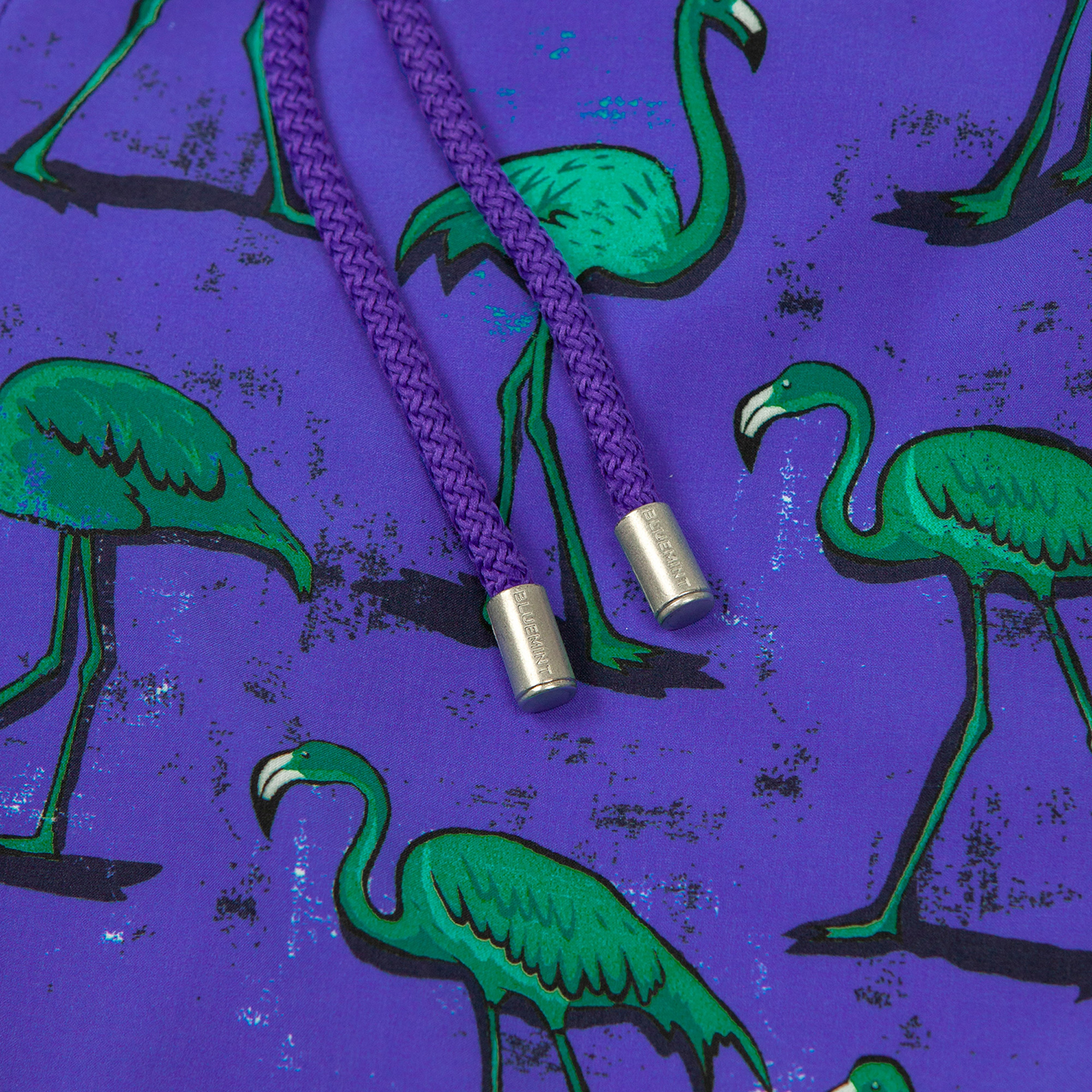 Bluemint Arthus Stretch Erkek Plum Flamingo Mor Mayo Şort