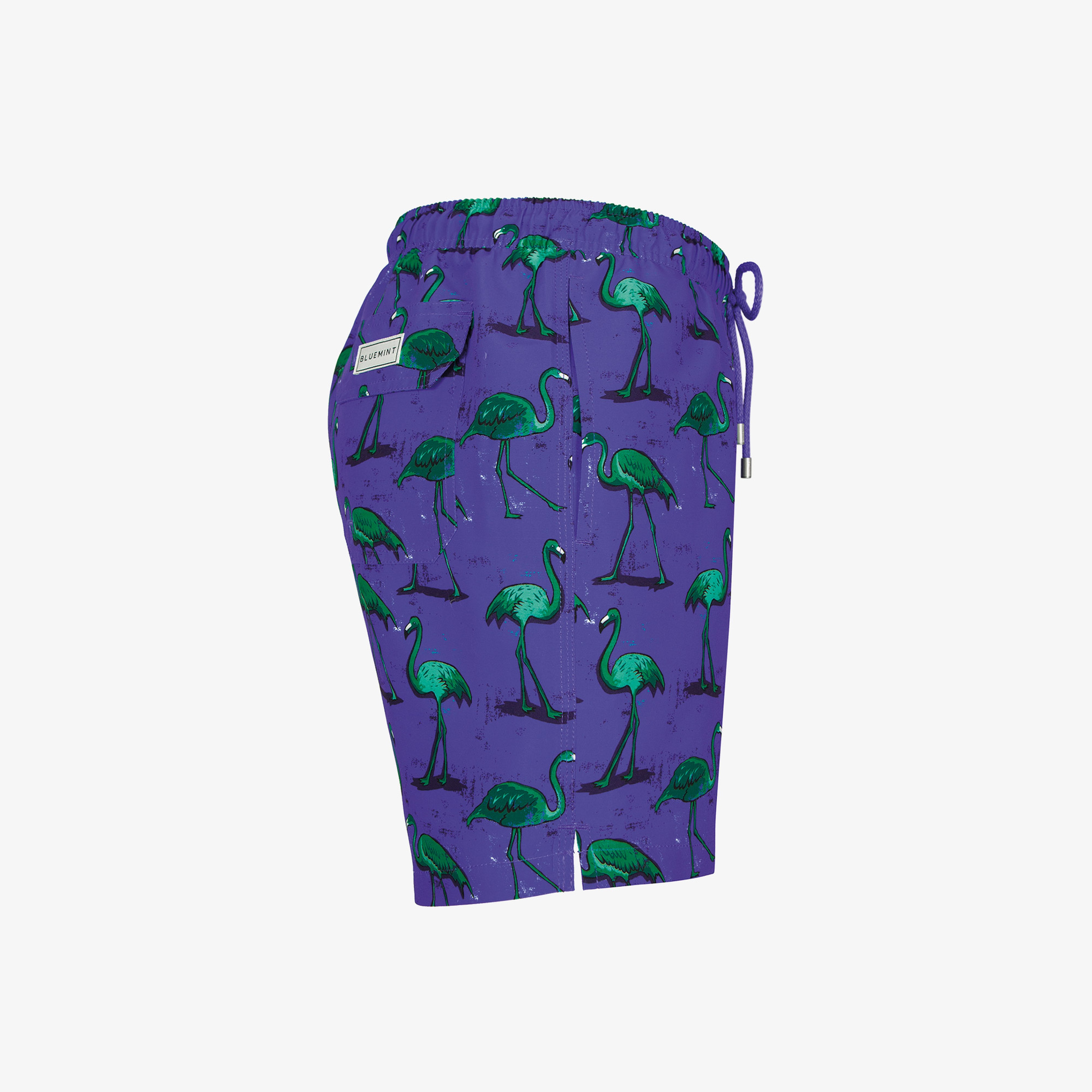 Bluemint Arthus Stretch Erkek Plum Flamingo Mor Mayo Şort