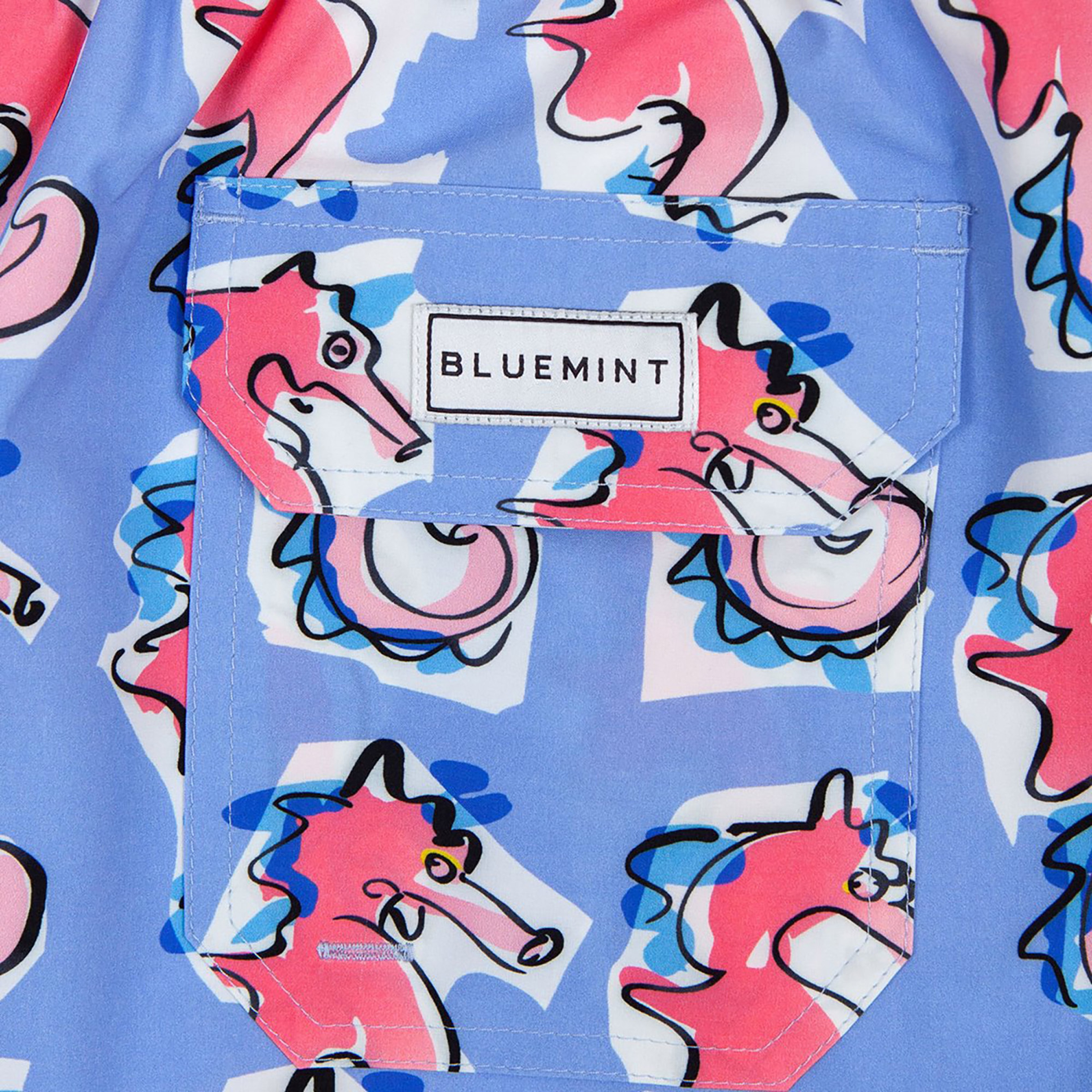 Bluemint Arthus Stretch Erkek Mavi Mayoşort