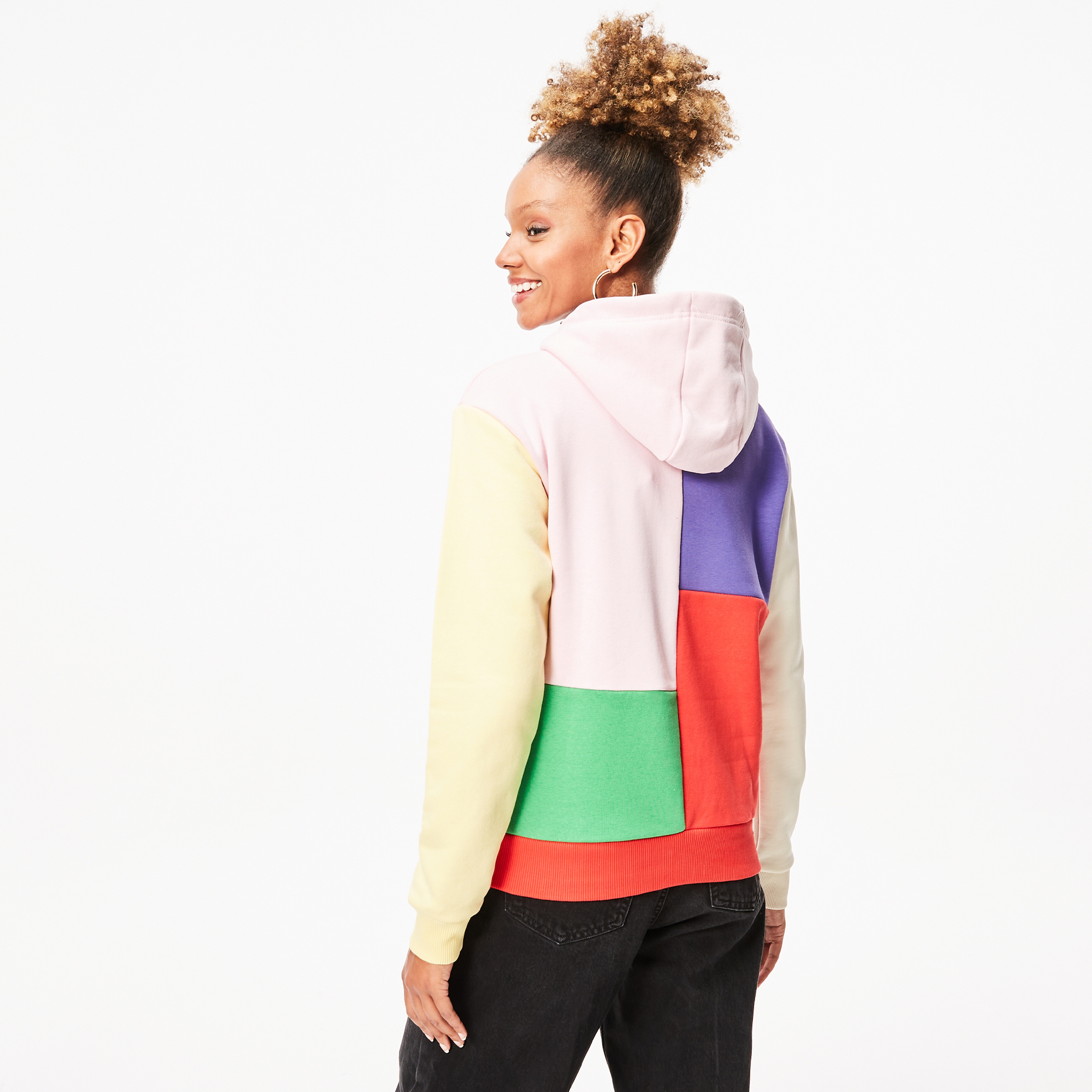 Karl Kani Small Sign Block Kadın Renkli Hoodie