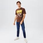 Market Love Carefully Erkek Kahverengi T-Shirt