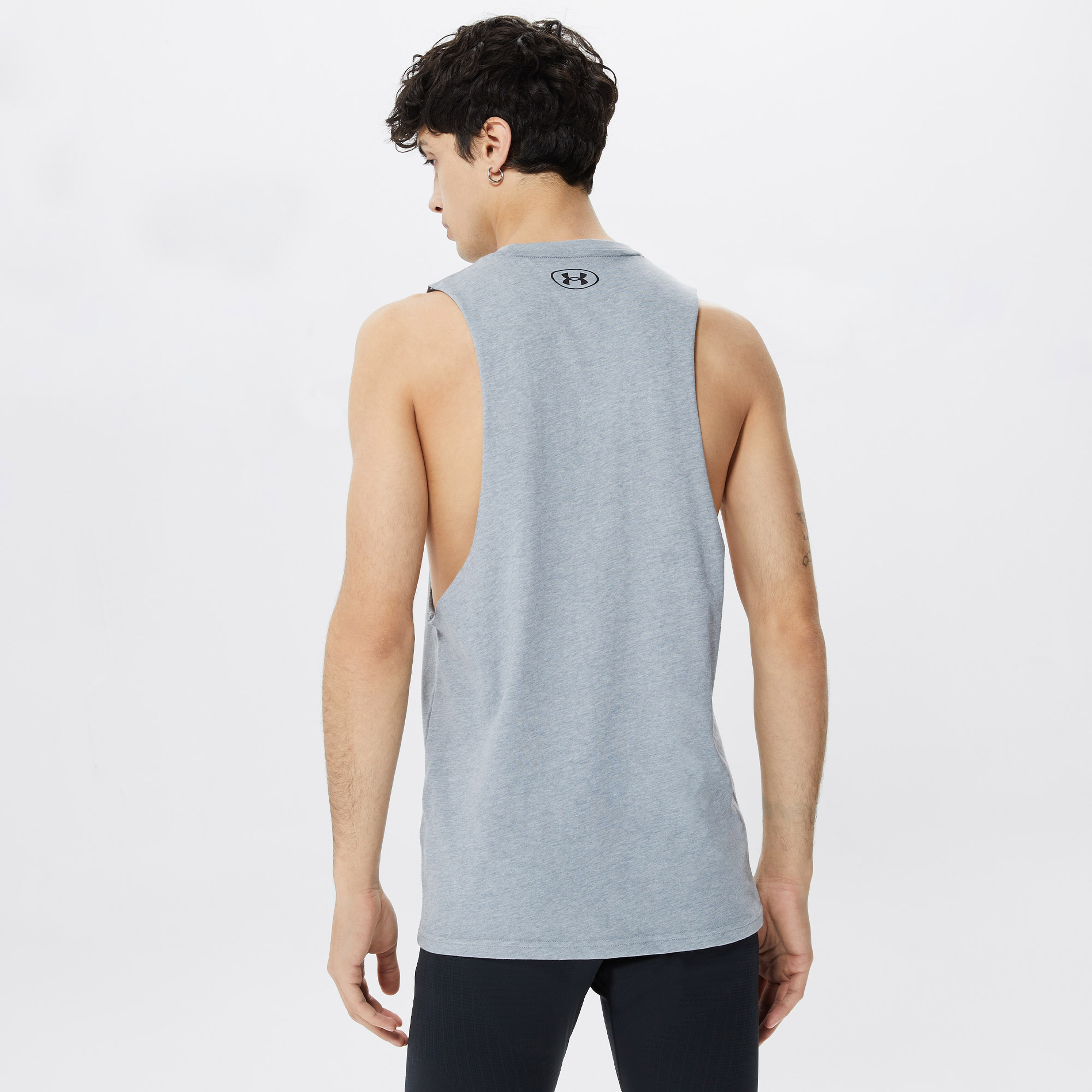Under Armour Rock Brahma Bull Tank Erkek Gri T-Shirt