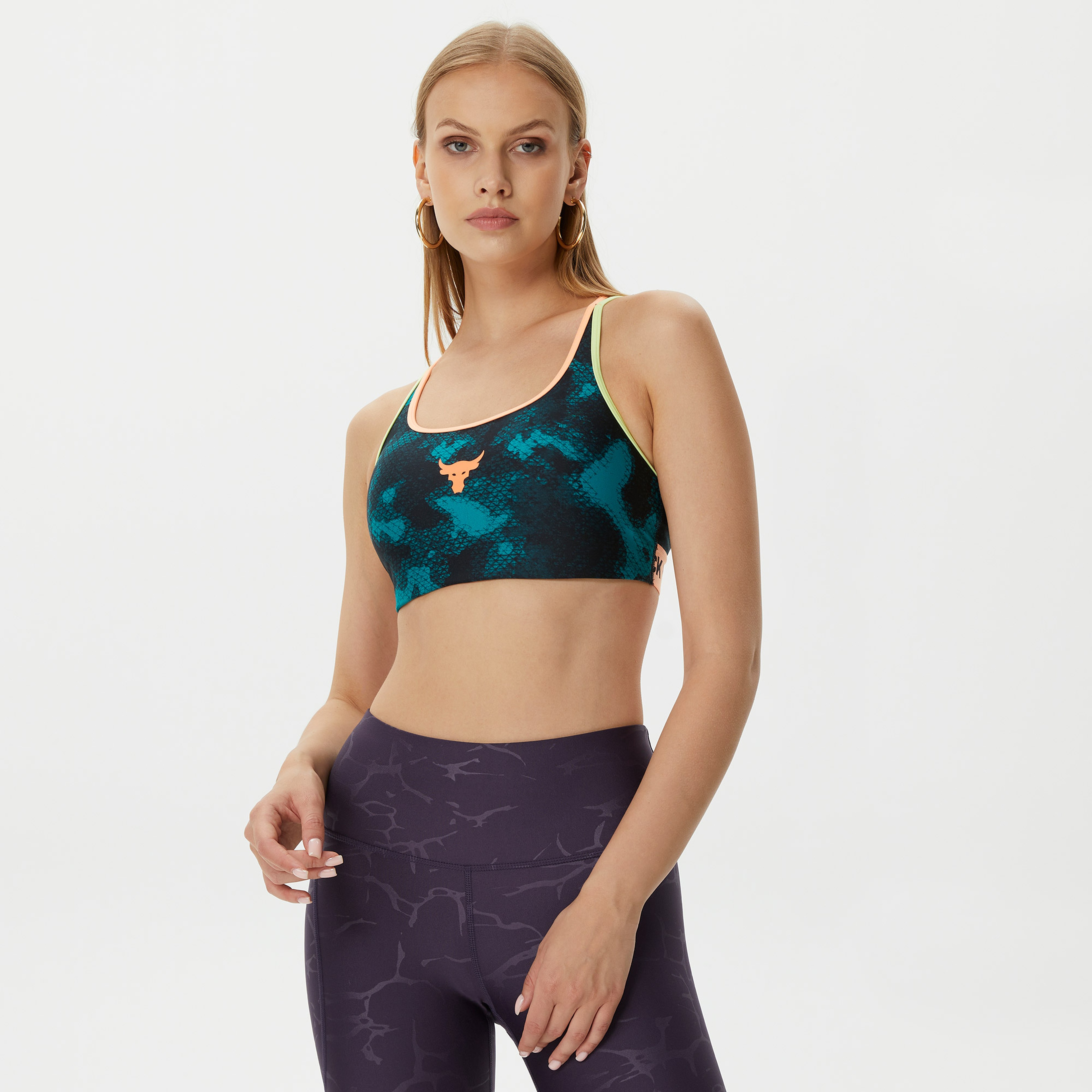 Under Armour Rock Crsbck Pt Kadın Yeşil Bra