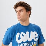 Market Love Carefully Erkek Lacivert T-Shirt