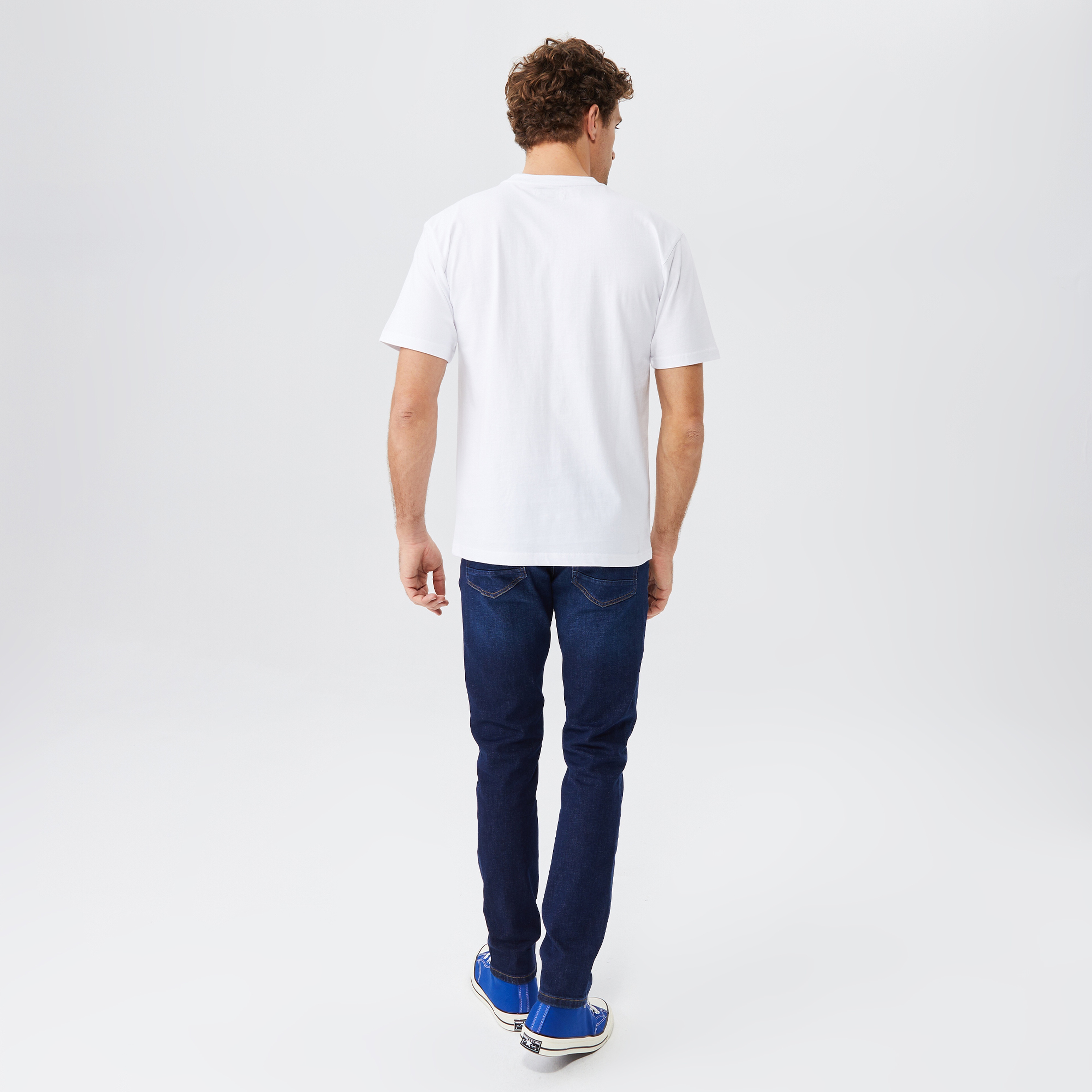 Market Jump Erkek Beyaz T-Shirt