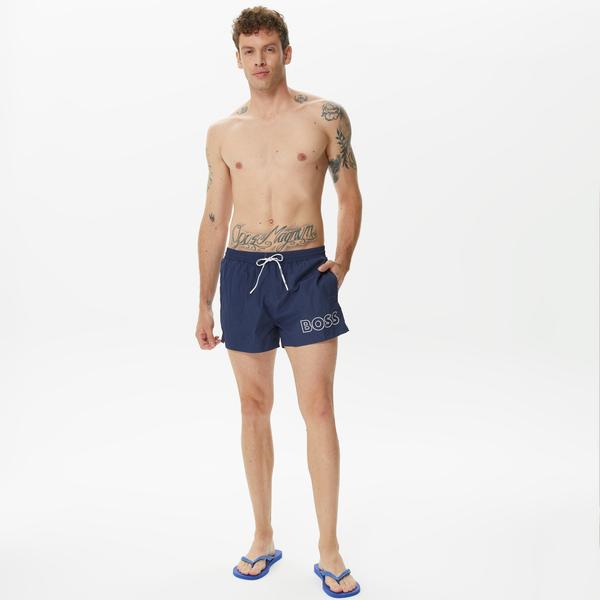 Boss Erkek Lacivert Mayo Şort