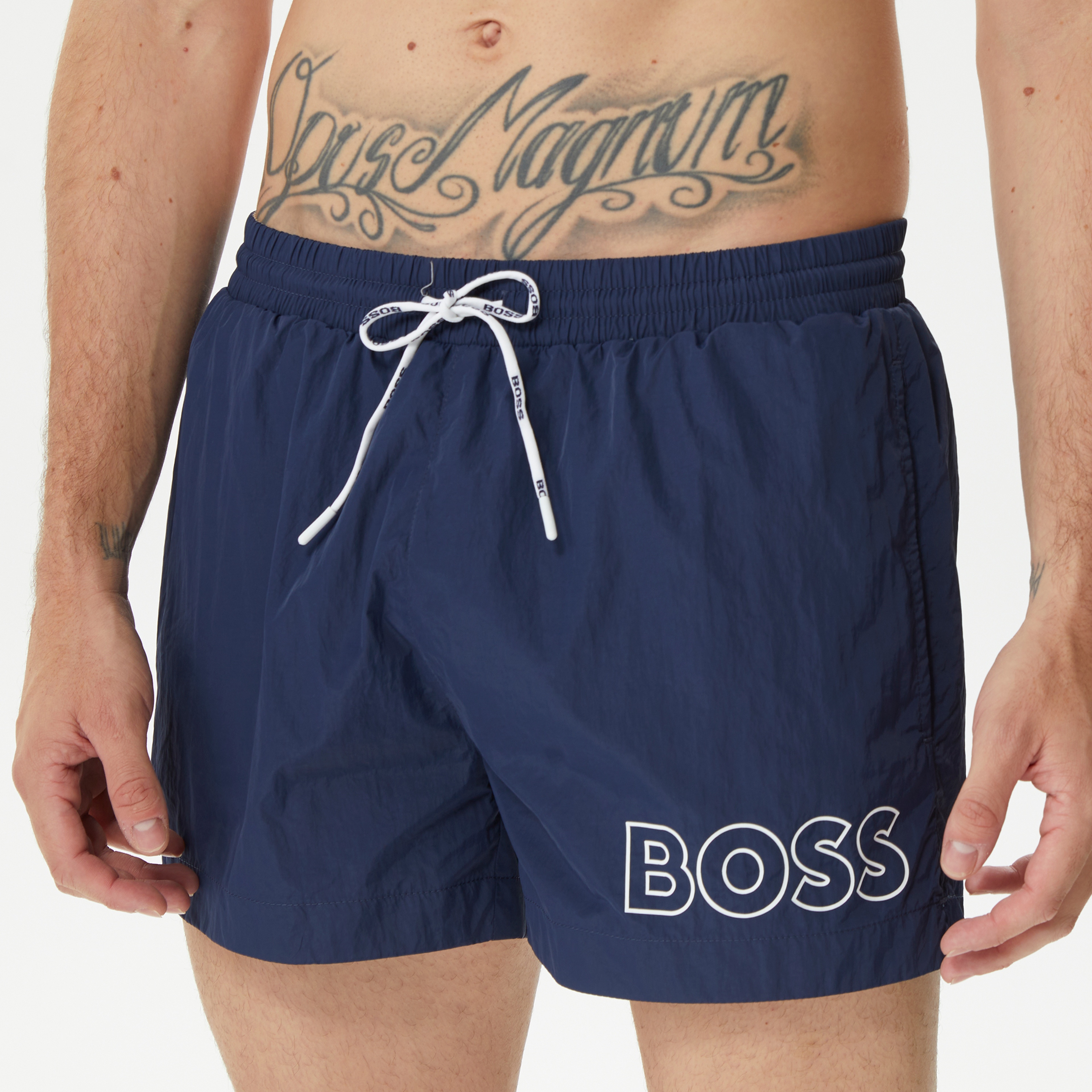 Boss Erkek Lacivert Mayo Şort