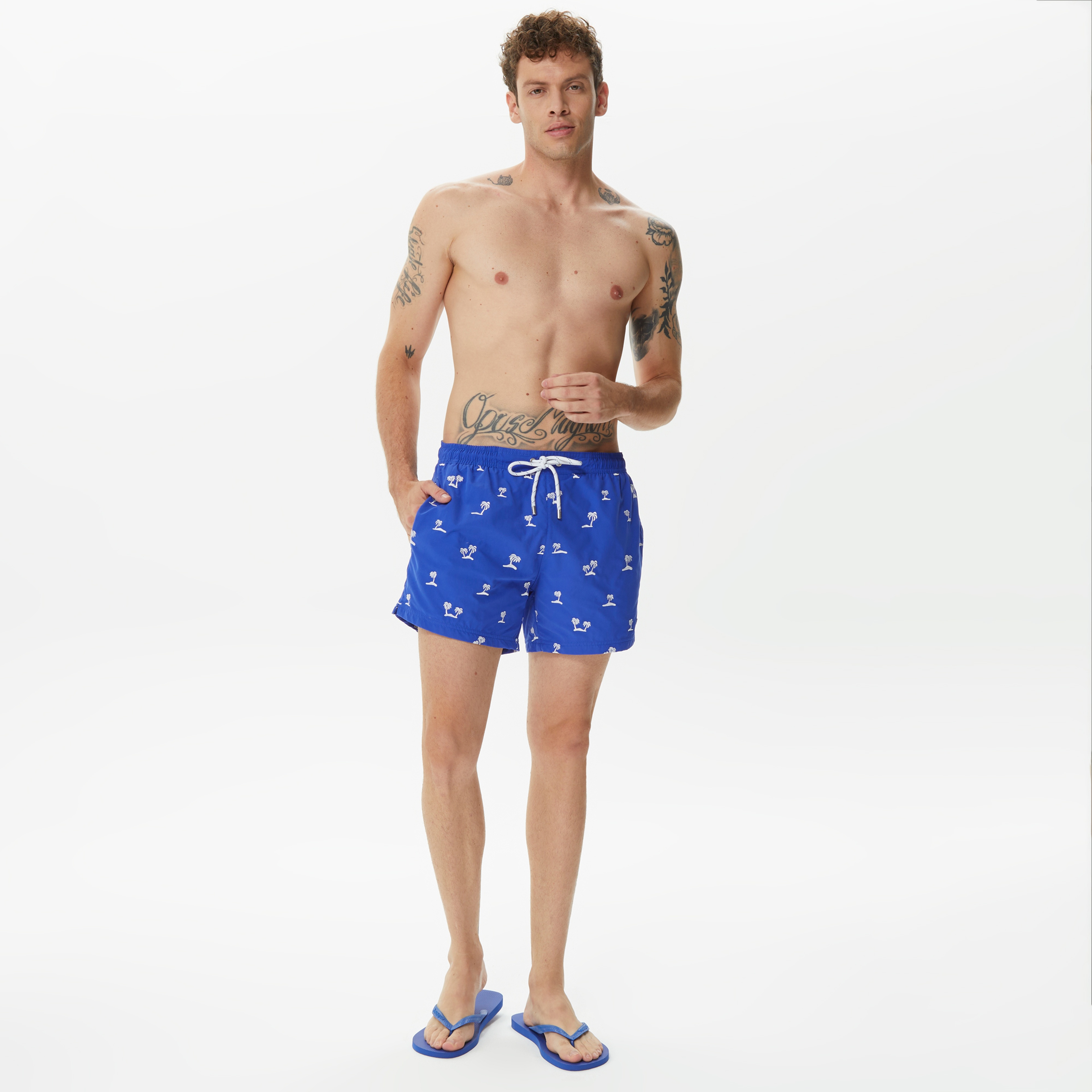 Boss Erkek Mavi Mayoşort