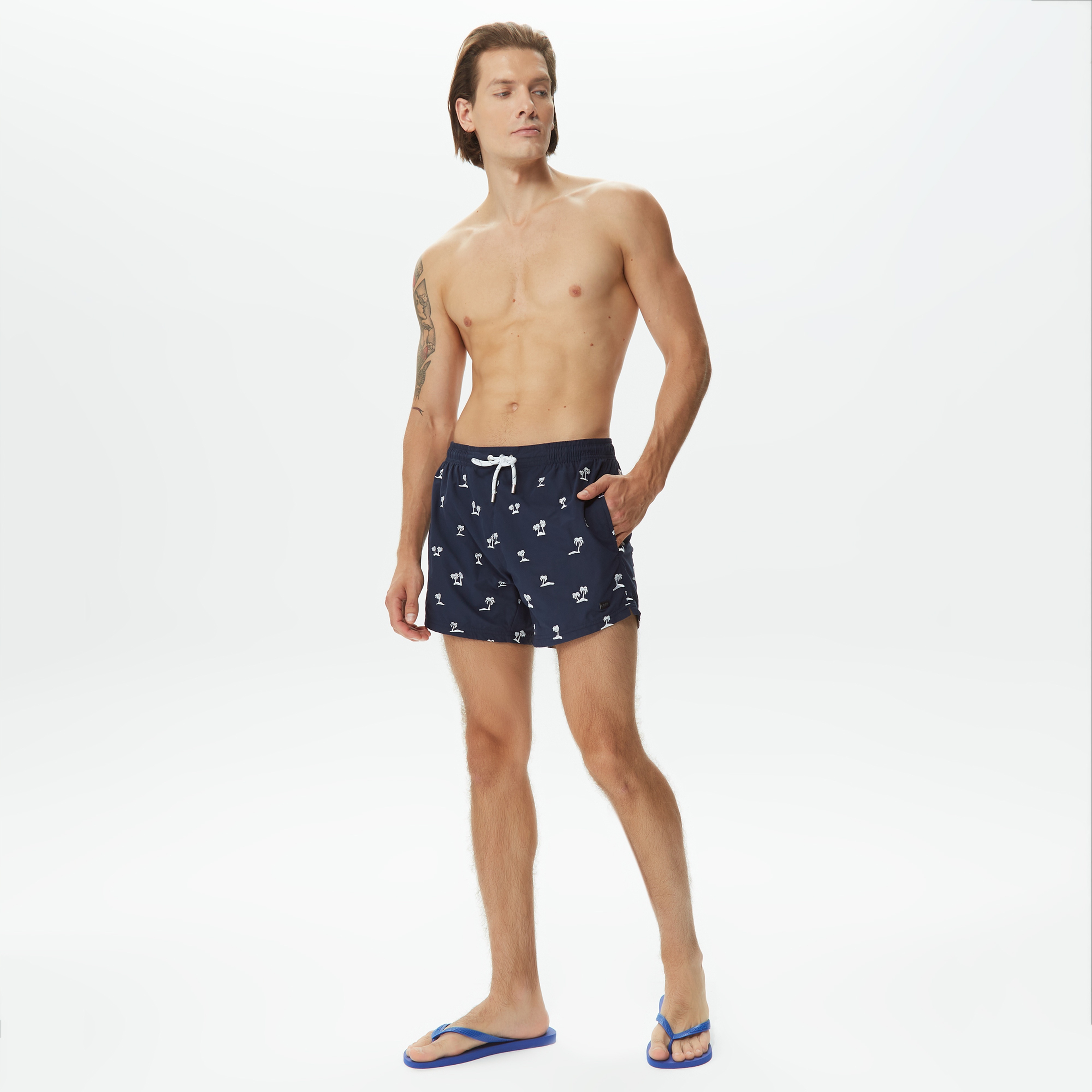 Boss Erkek Lacivert Mayoşort