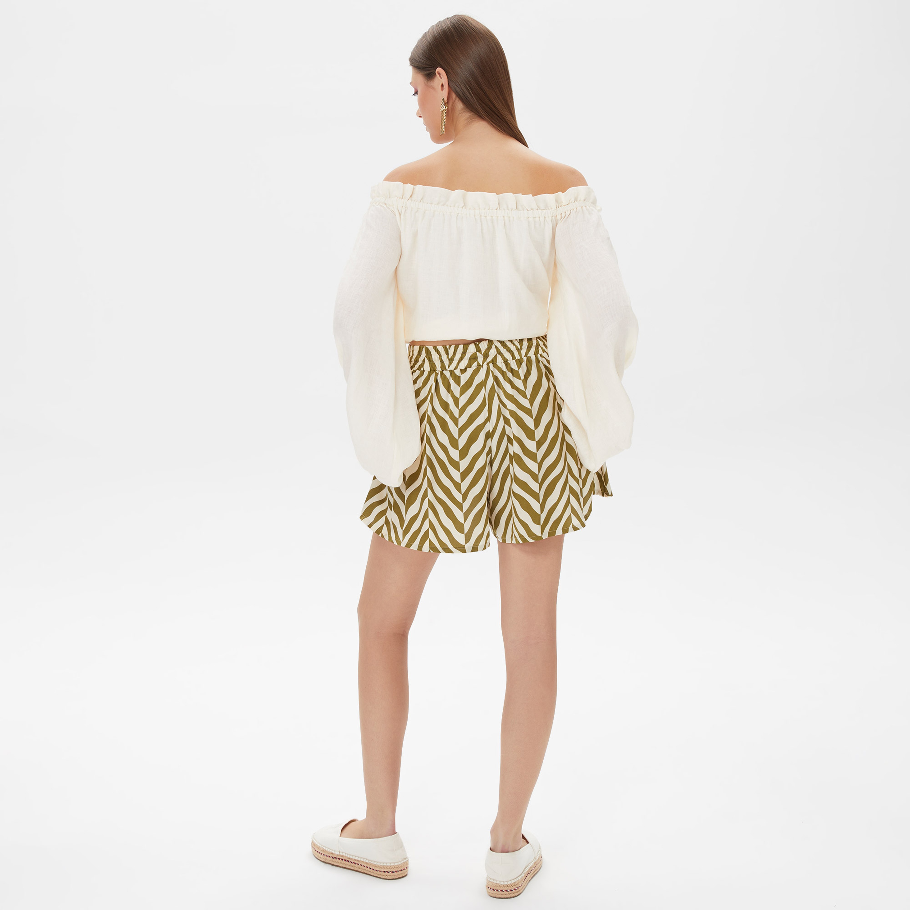 Dahlia Bianca Kadın Yeşil Şort