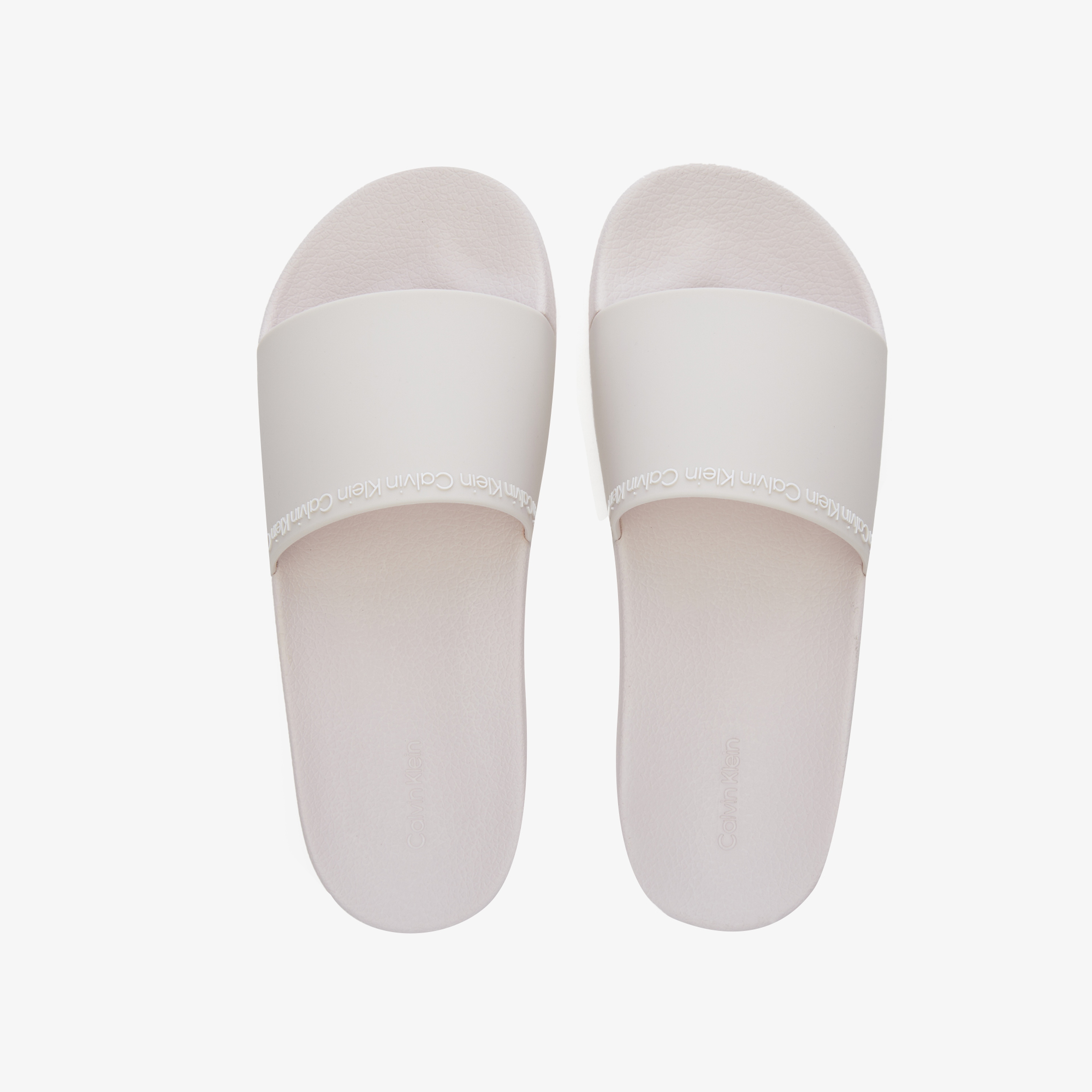 Calvin Klein Rubber Pool Slide Kadın Bej Terlik