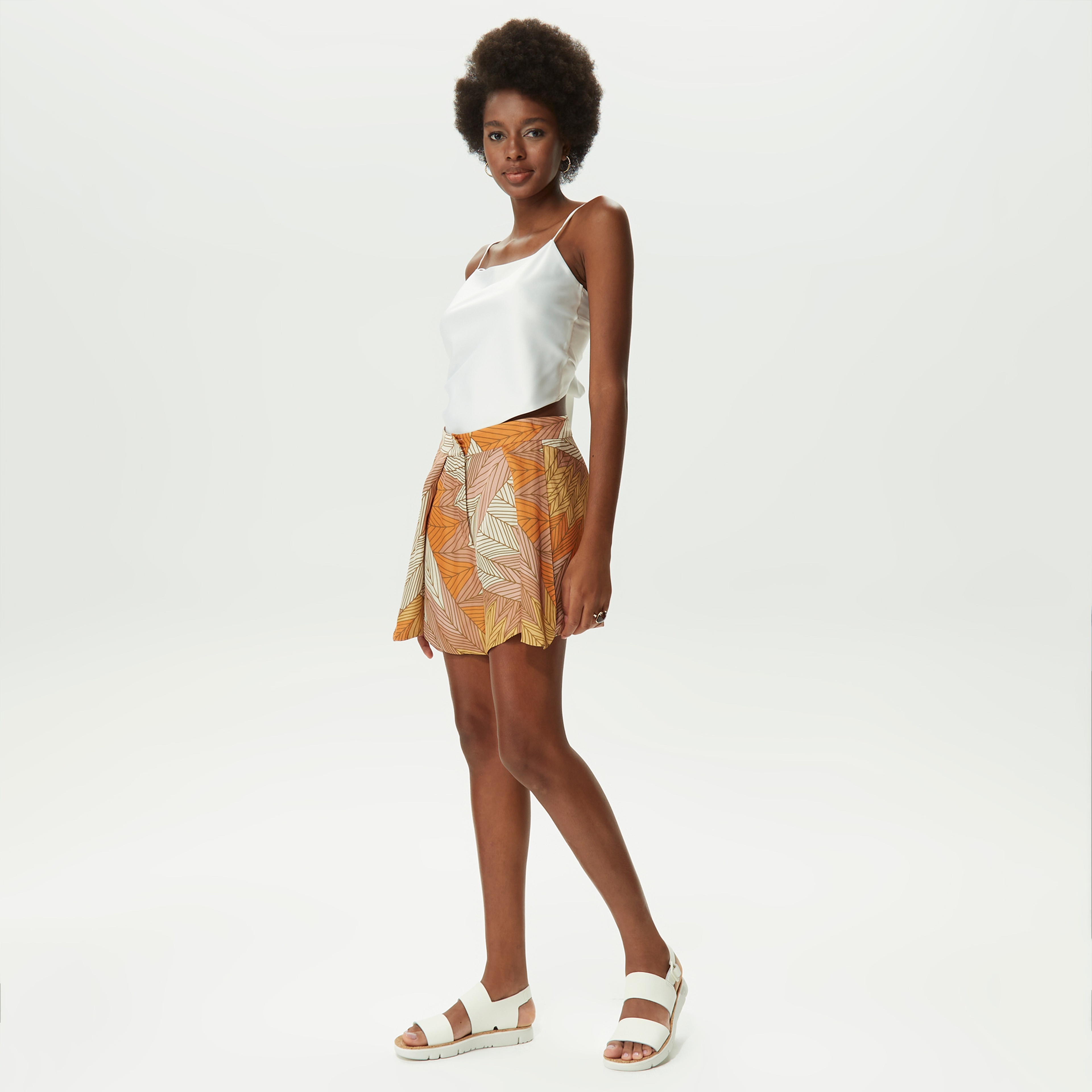 Dahlia Bianca Kadın Renkli Şort