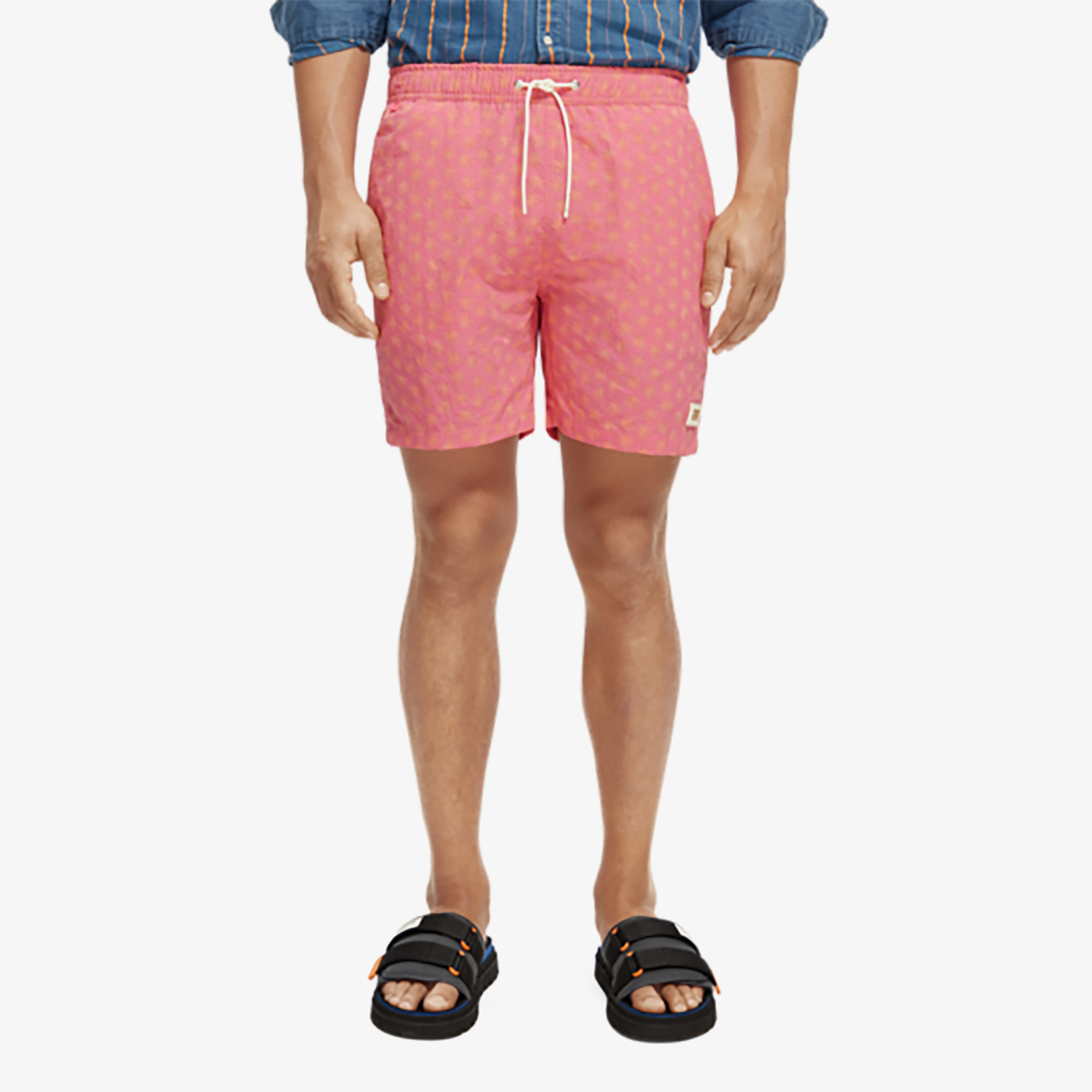 Scotch&Soda Erkek Pembe Mayo Şort