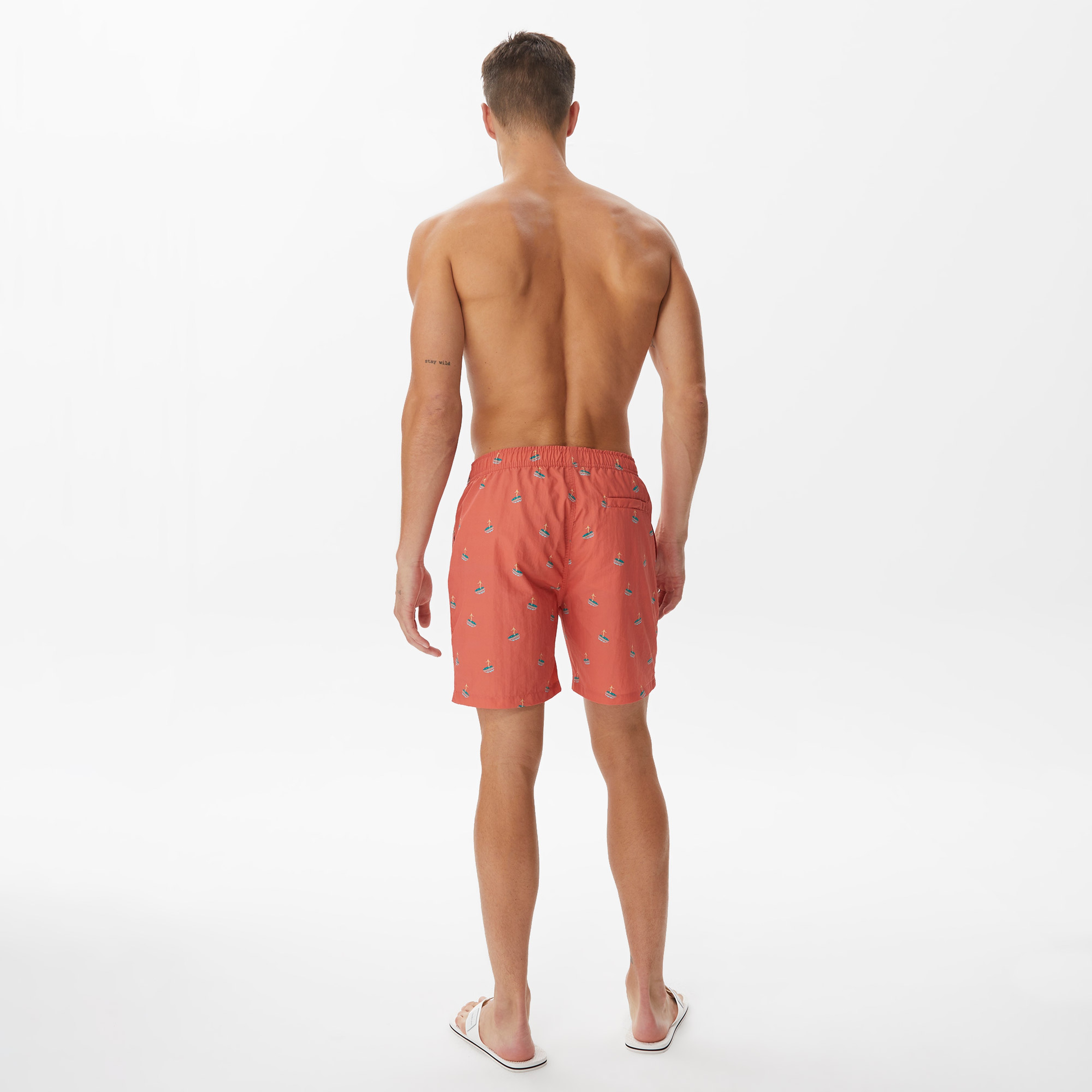 Scotch&Soda Erkek Turuncu Mayoşort