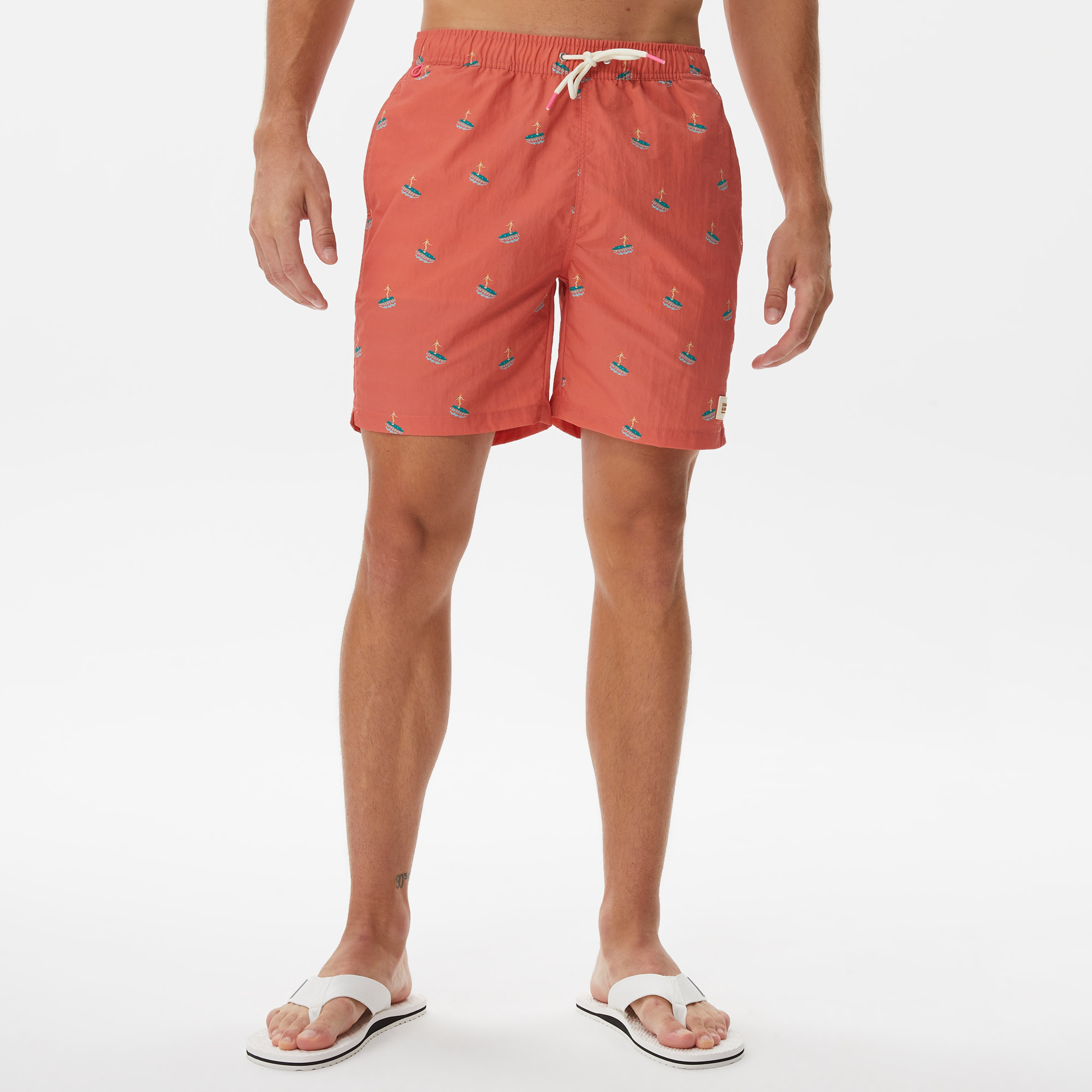 Scotch&Soda Erkek Turuncu Mayoşort
