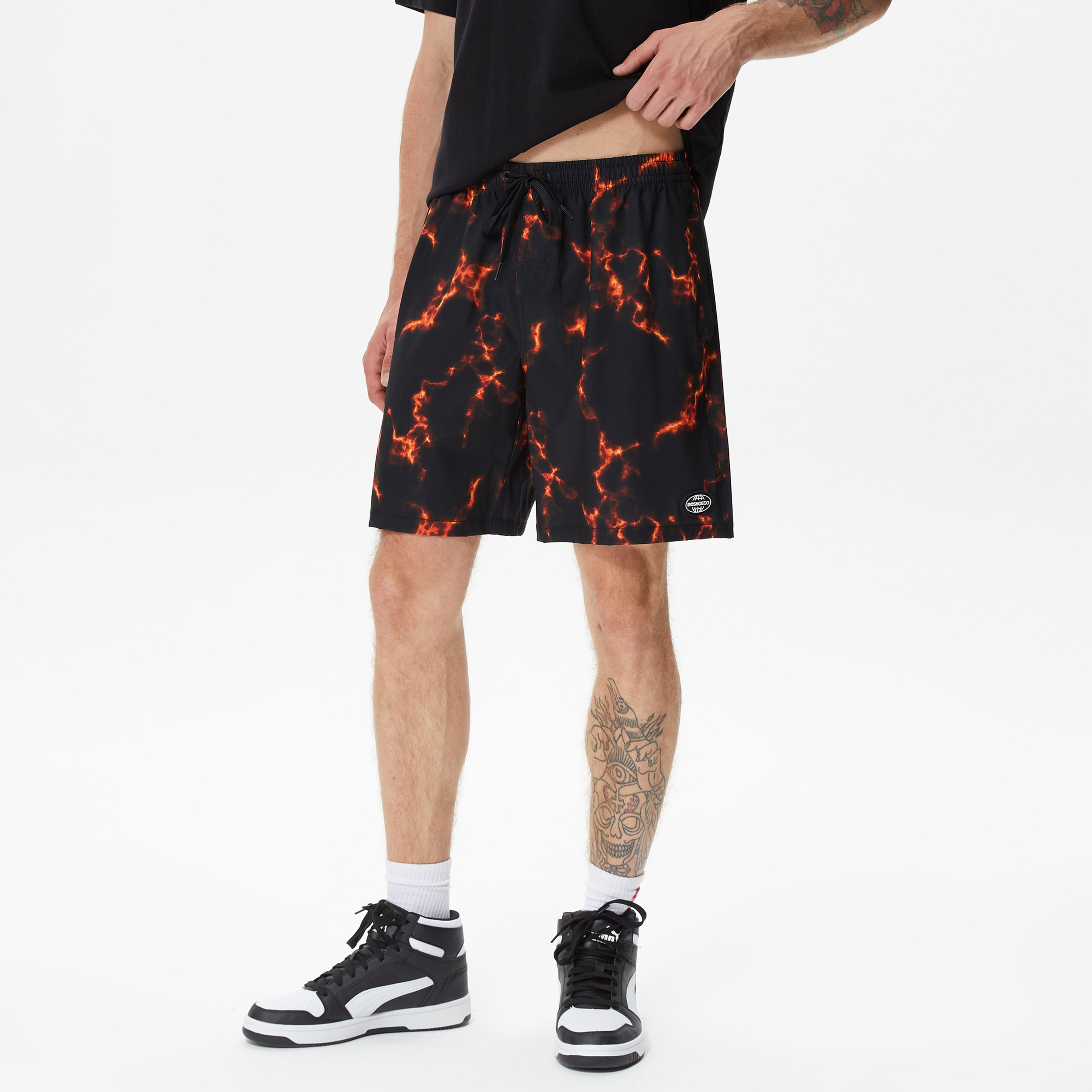 DC Shoes Press On Erkek Siyah Deniz Şortu