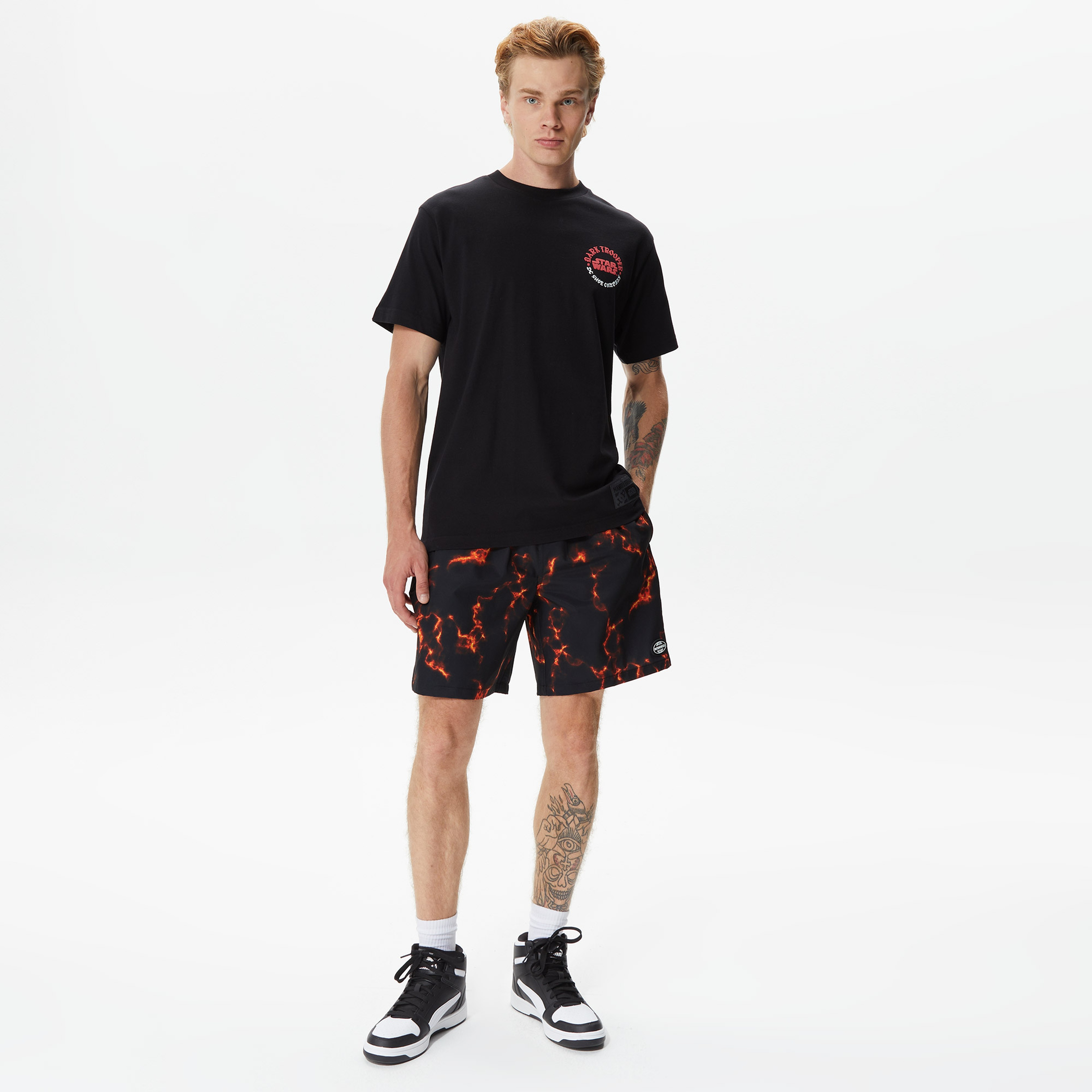 DC Shoes Press On Erkek Siyah Deniz Şortu
