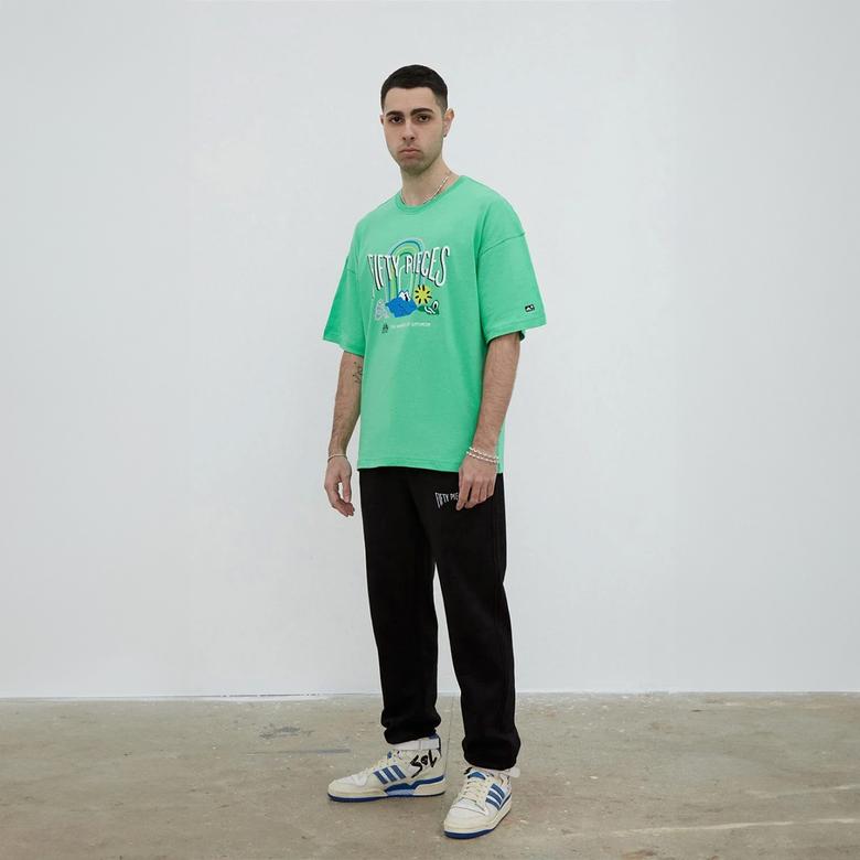 Fifty Pieces Loose Fit Erkek Siyah Eşofman Altı