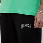Fifty Pieces Loose Fit Erkek Siyah Eşofman Altı