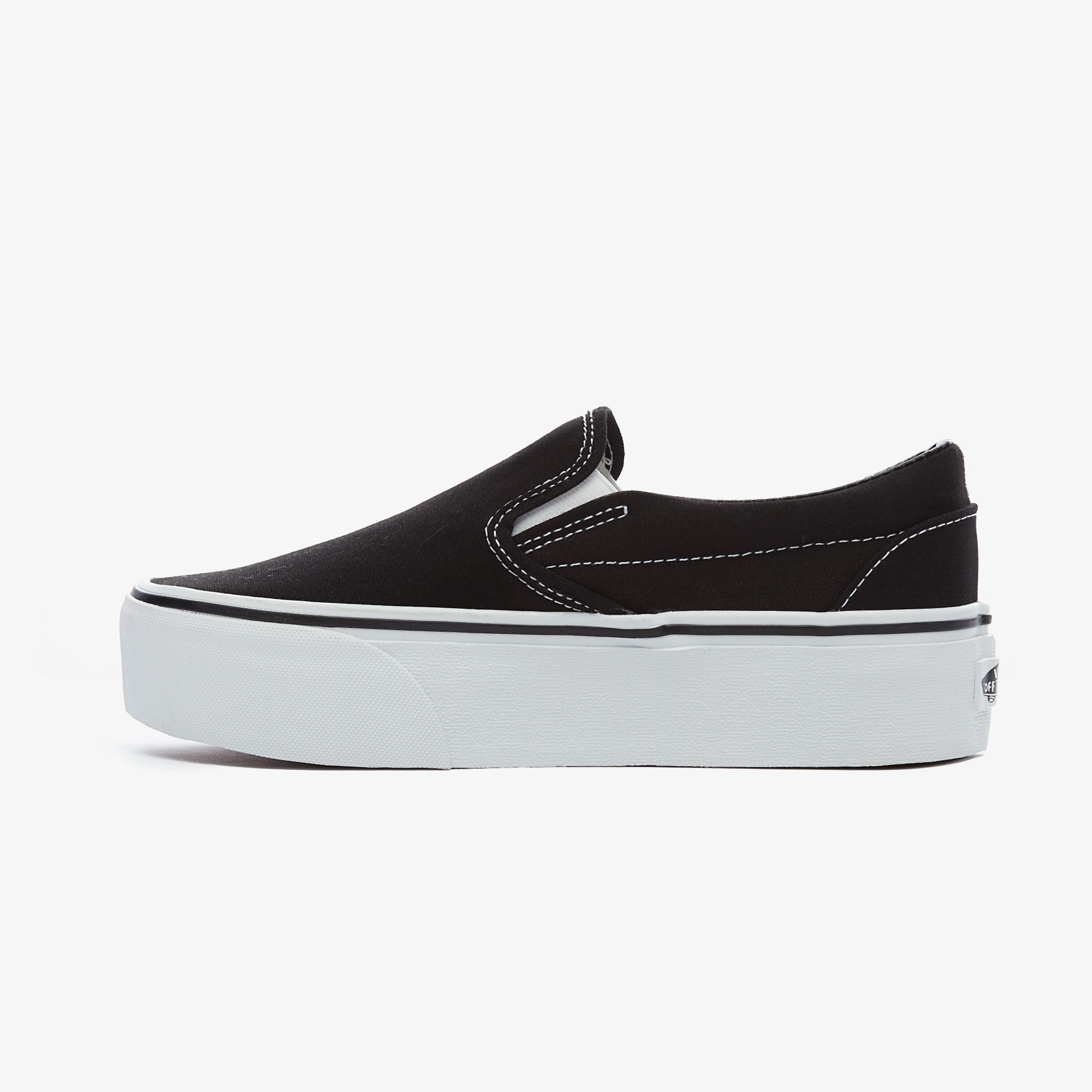 Vans Ua Classic Slip-On Stackform Platform Kadın Siyah Sneaker