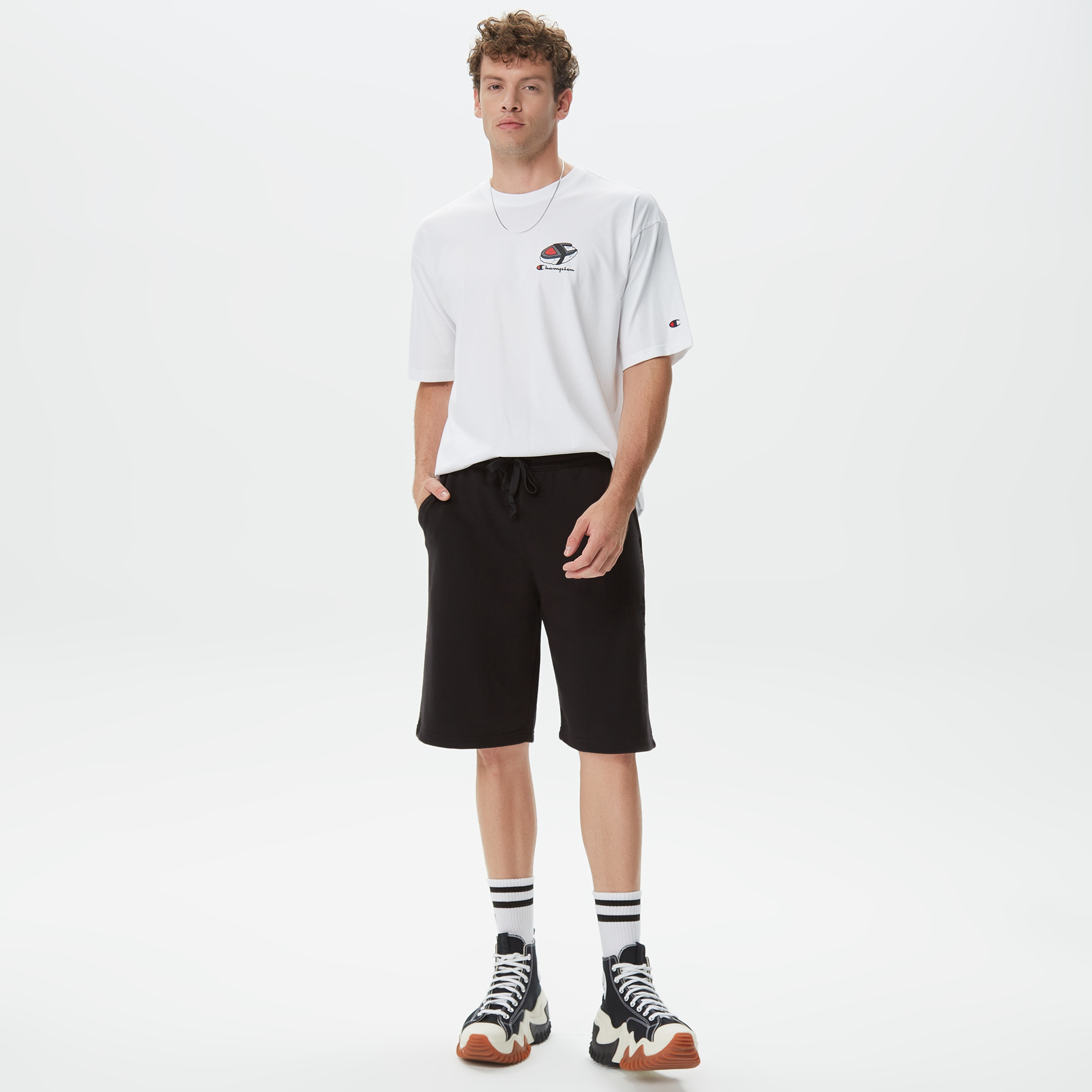 Champion Long Bermuda Erkek Siyah Şort