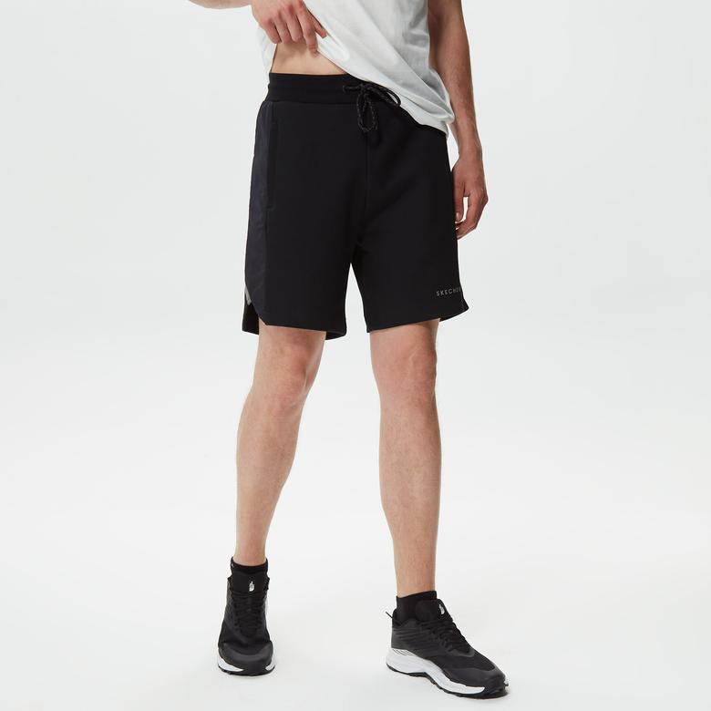 Skechers 2Xı-Lock Pu Printed 7İnch Erkek Siyah Şort