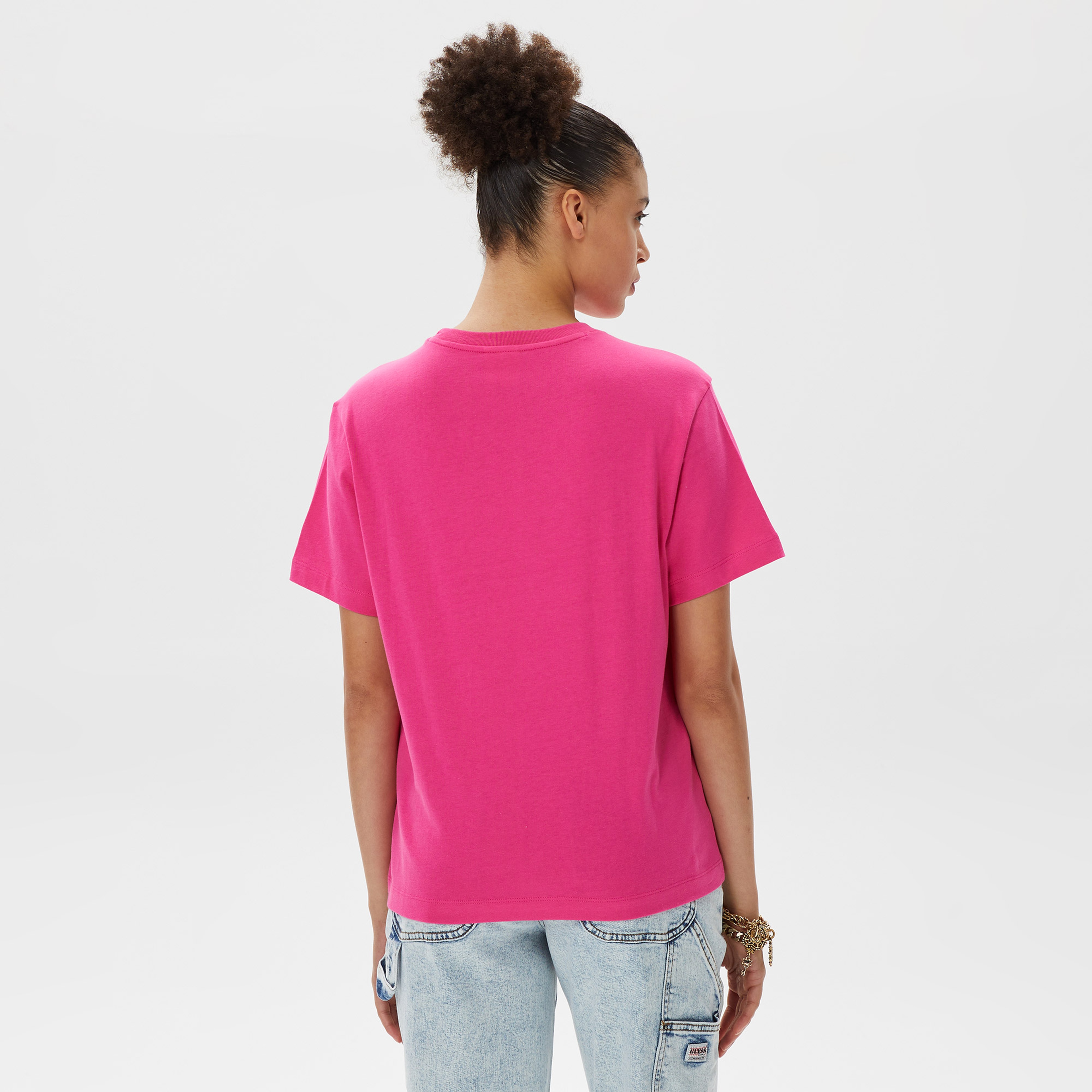 Champion Crewneck Kadın Pembe T-Shirt