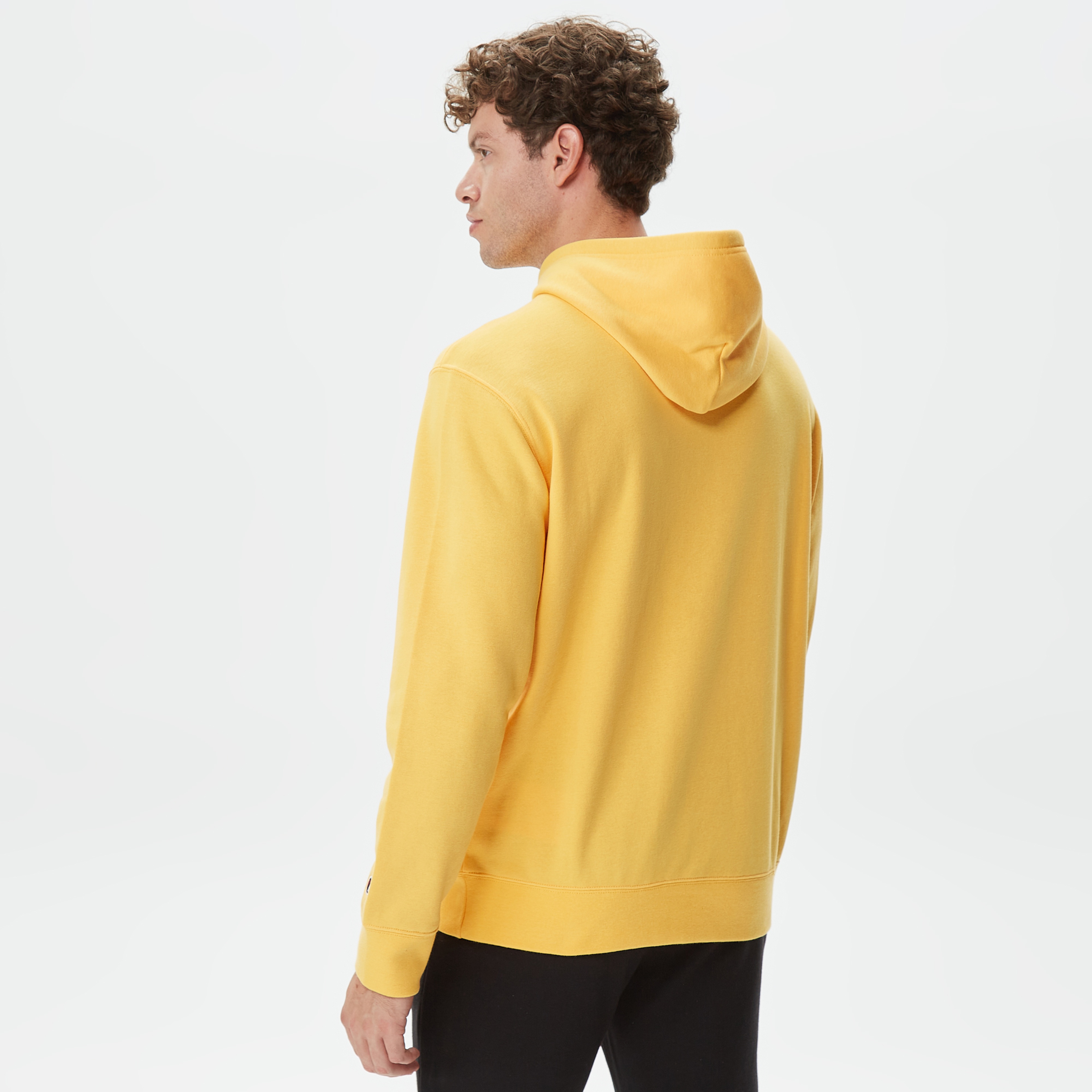 Champion Classic Erkek Sarı Hoodie