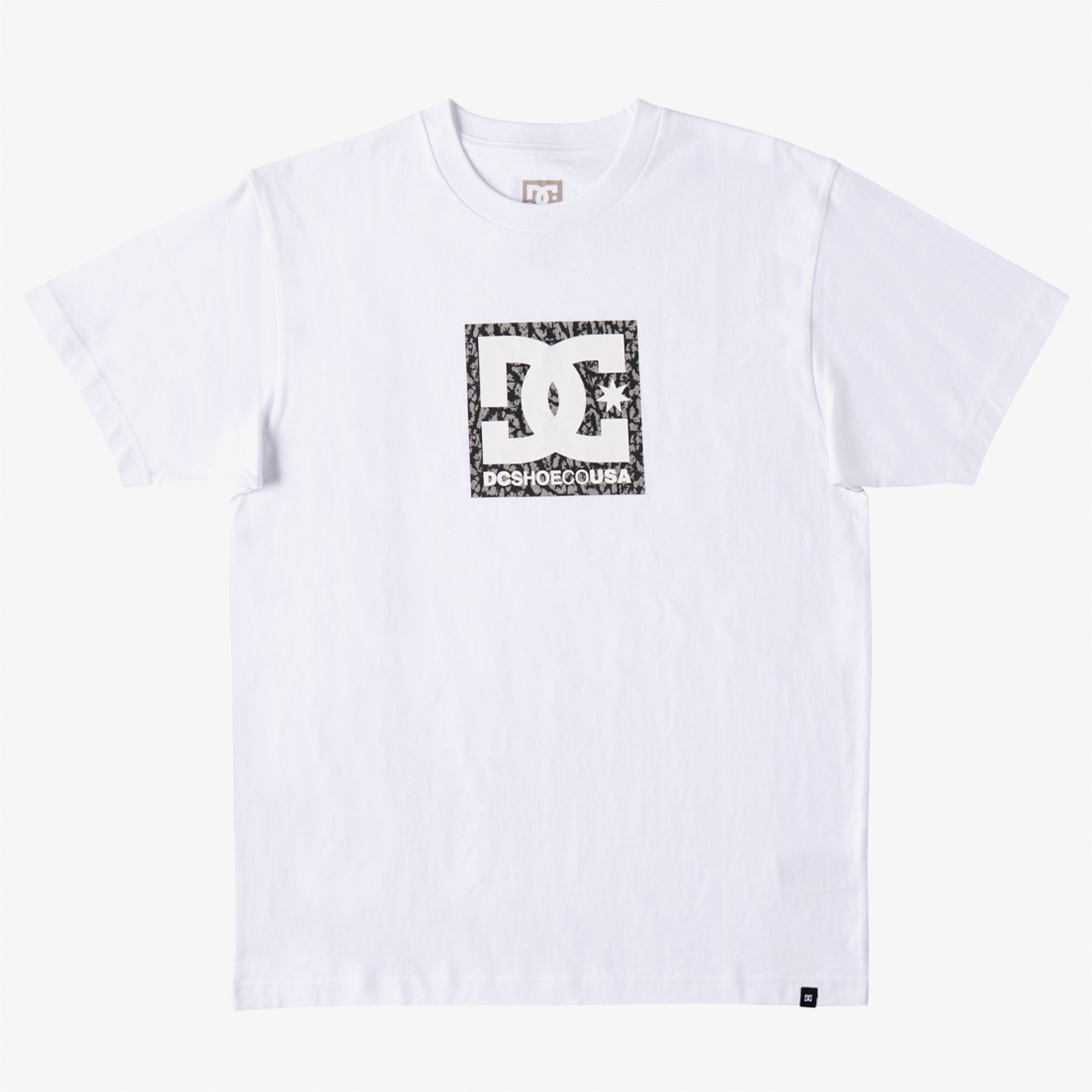 DC Shoes Dcsquarstarfill Erkek Beyaz T-Shirt